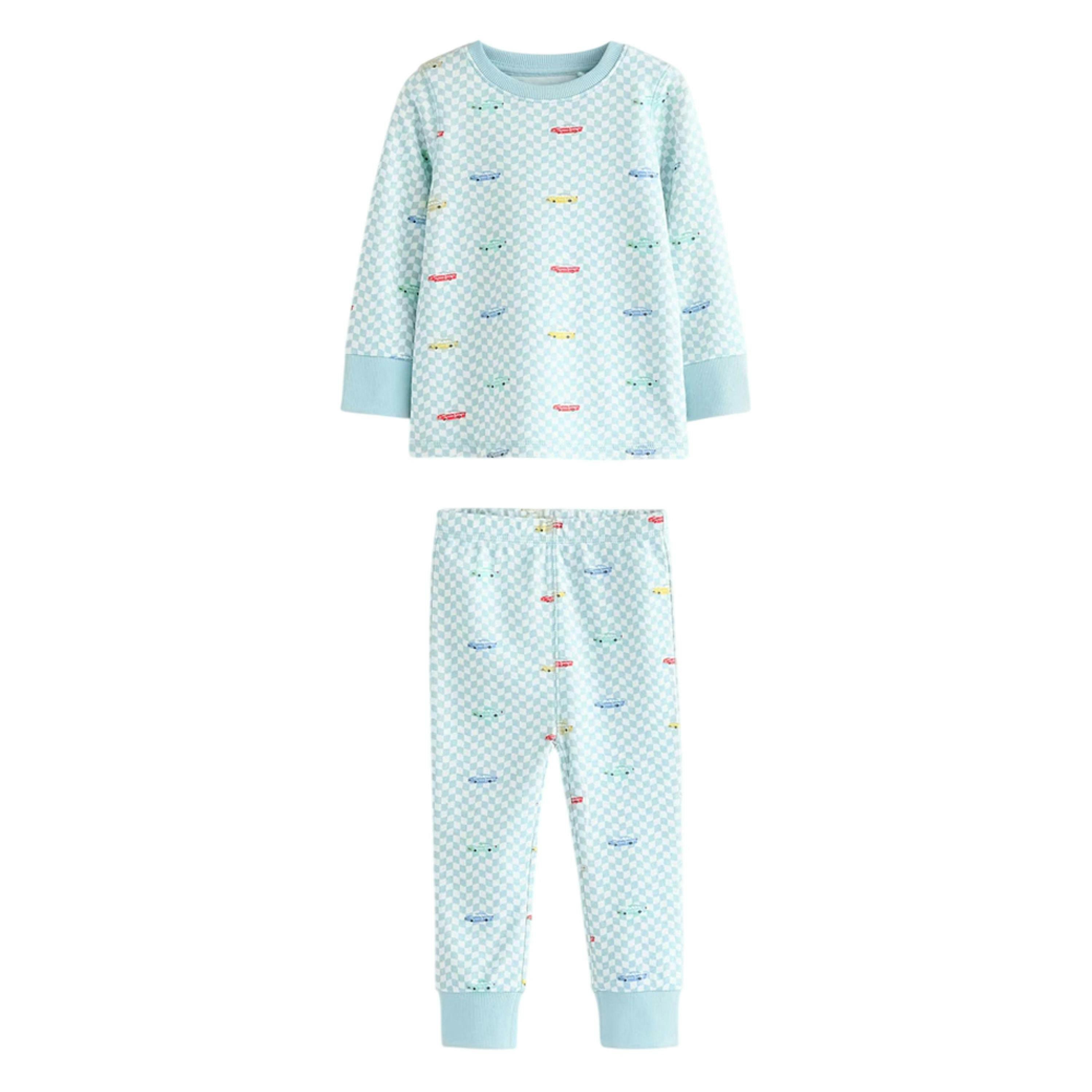 Cath Kidston Childrens/Kids Snuggle Cars Cotton Pyjama Set (Pack of 3) , view 3 of 6