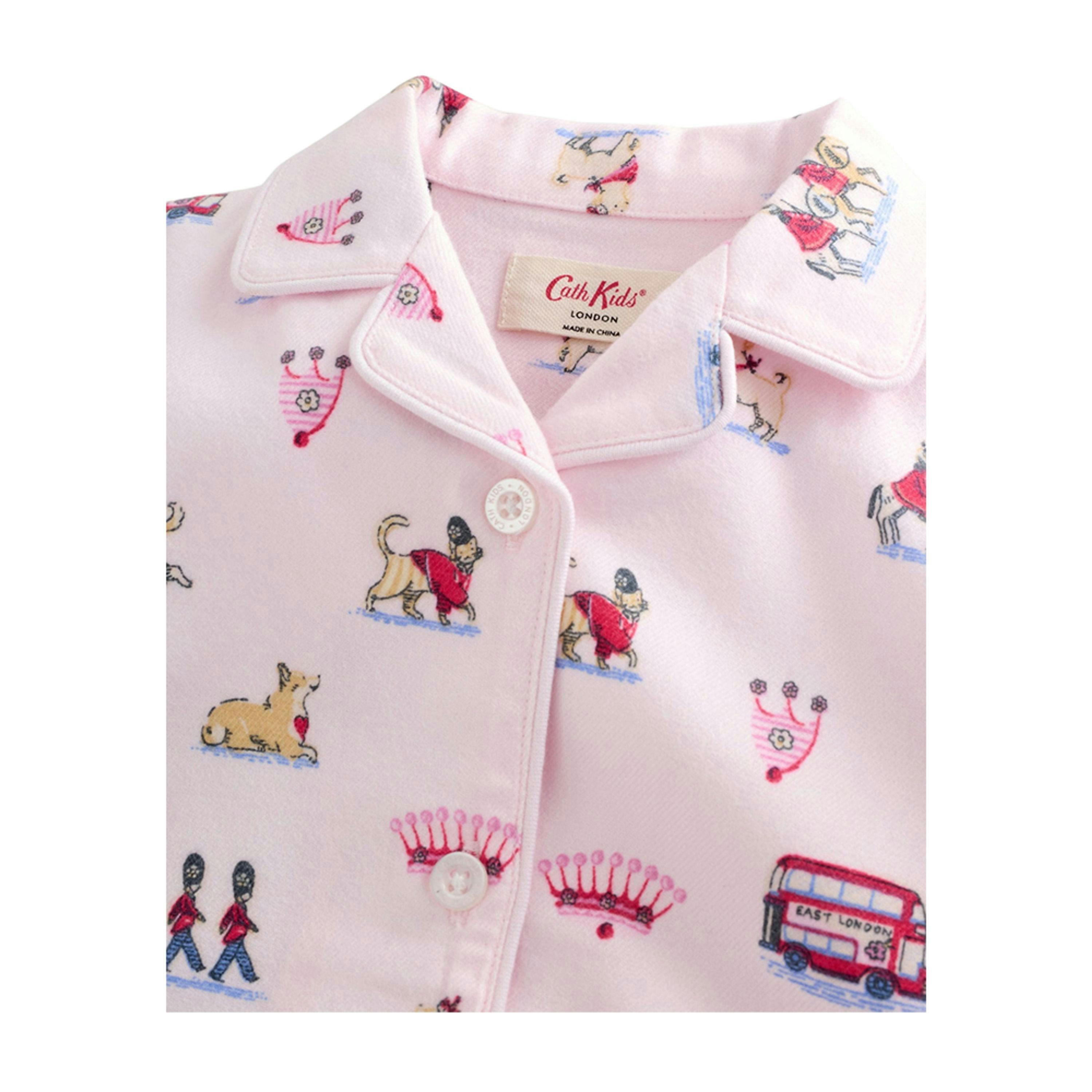 Cath Kidston Girls Button-Down Pyjama Set , view 3 of 4
