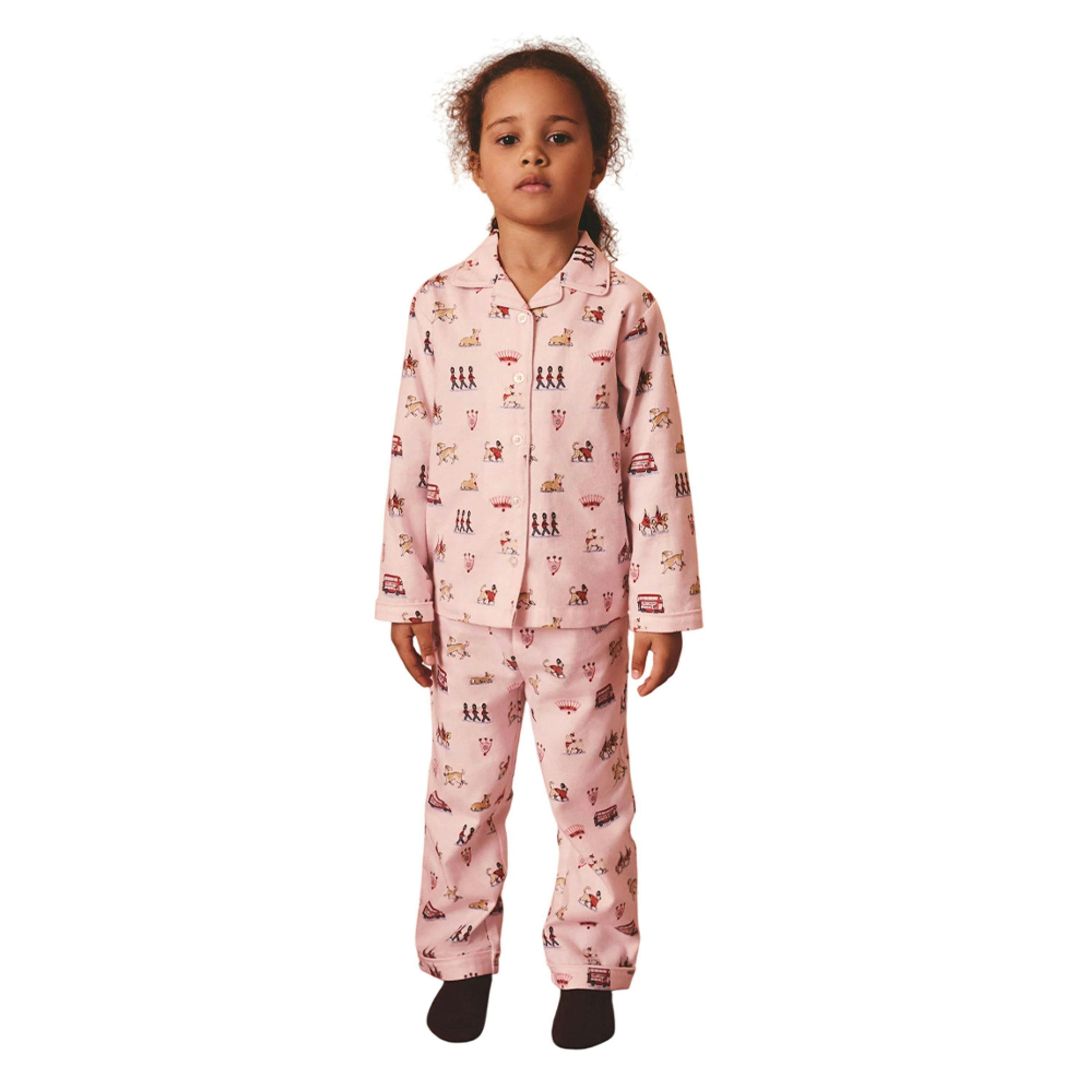 Cath Kidston Girls Button-Down Pyjama Set , view 4 of 4
