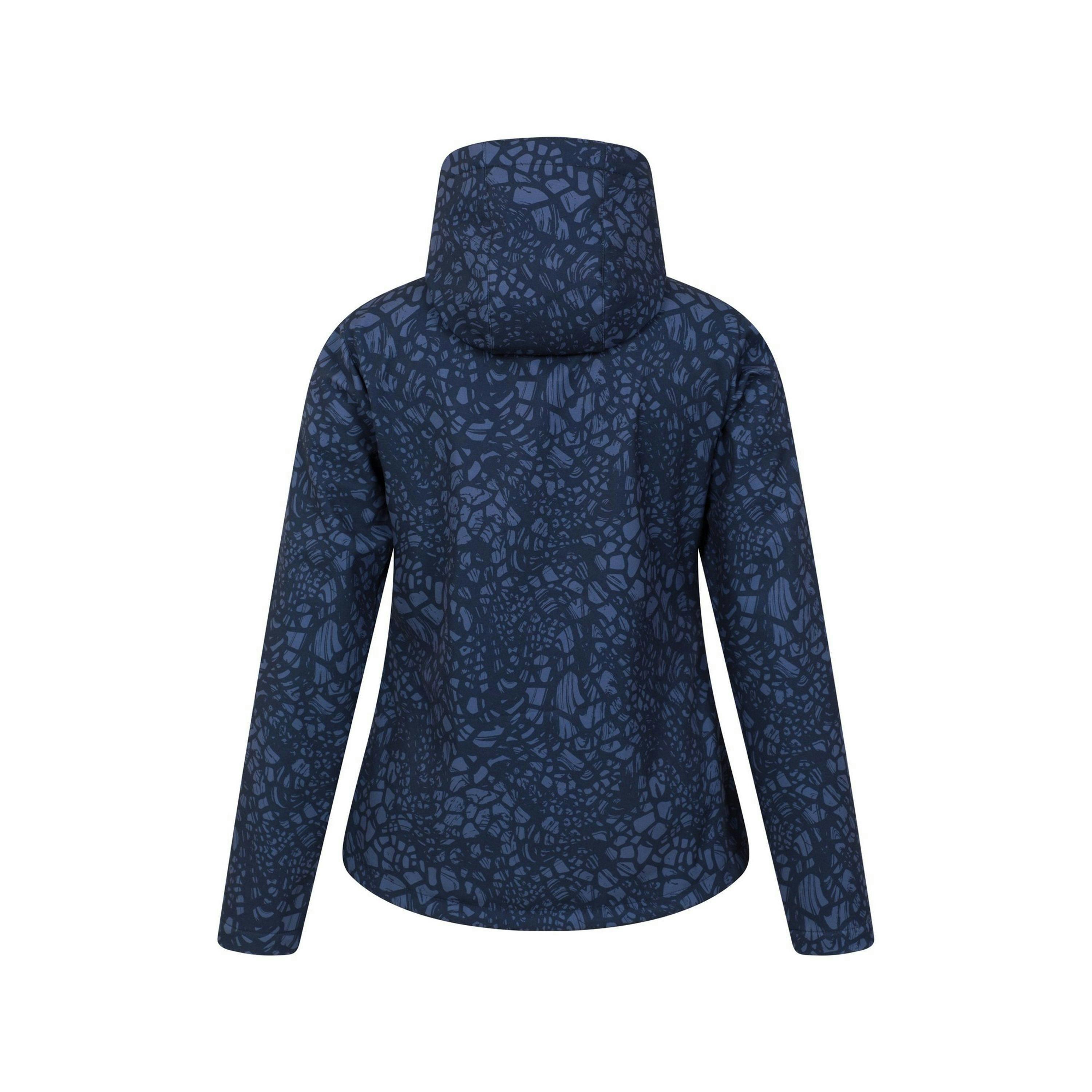 Mountain Warehouse Womens/Ladies Exodus Giraffe Print Water Resistant Soft Shell Jacket , view 2 of 4