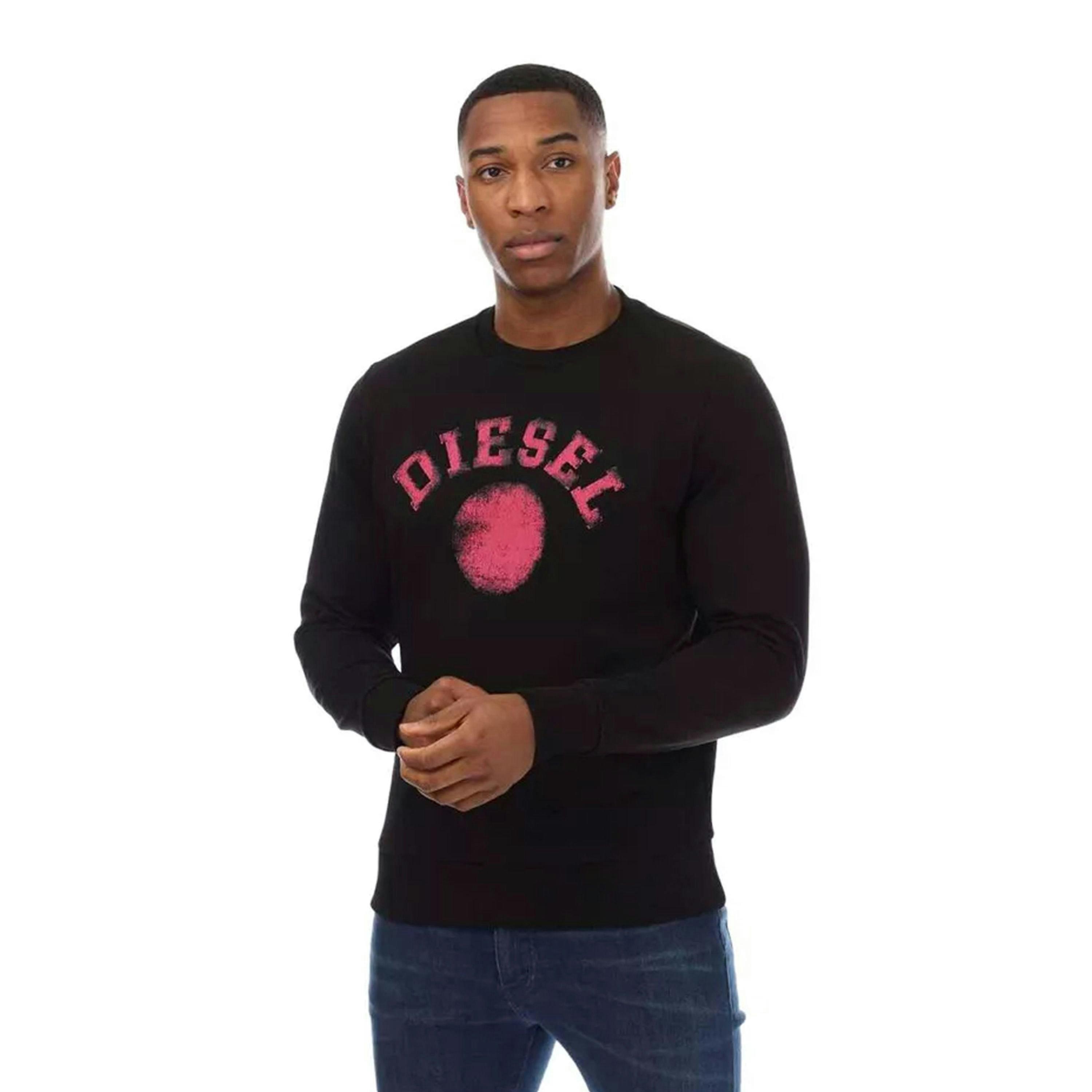 Diesel Mens Faded Dot Logo Sweatshirt , view 4 of 4