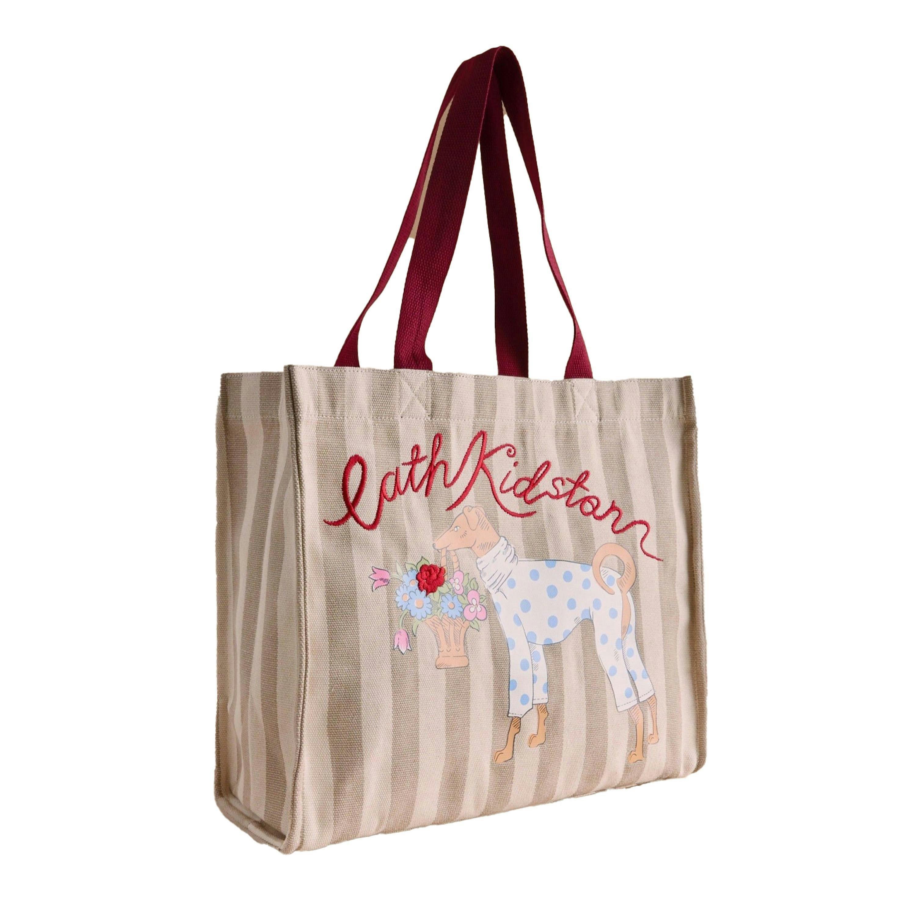 Cath Kidston Dog Stripes Tote , view 1 of 2