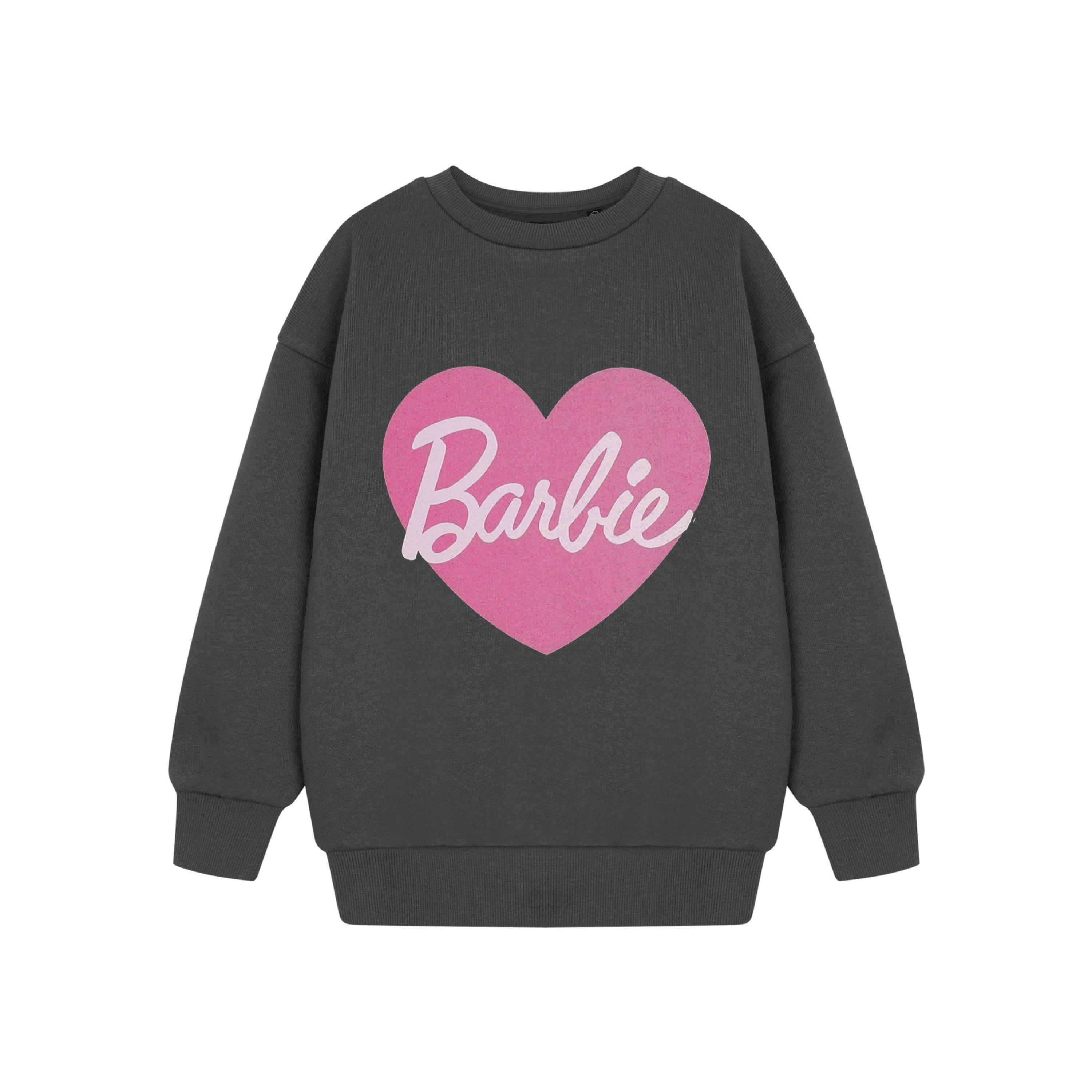 Barbie Girls Grey Heart Sweatshirt by Vanilla Underground , view 1 of 1