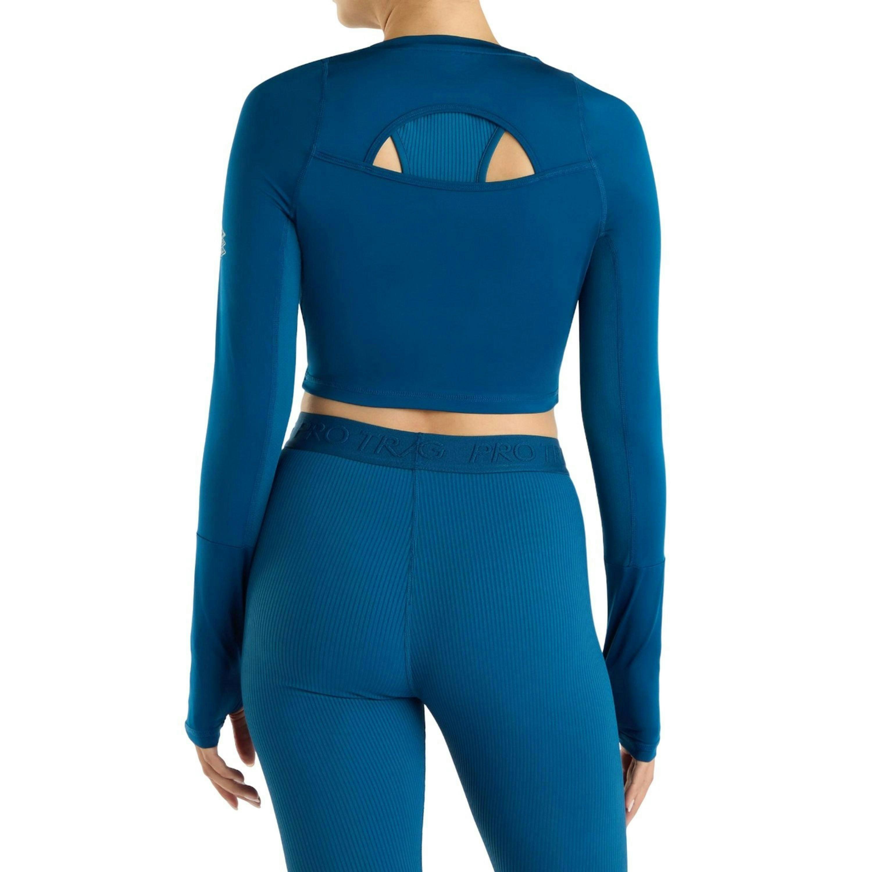 Umbro Womens/Ladies Pro Long-Sleeved Training Crop Top , view 2 of 5