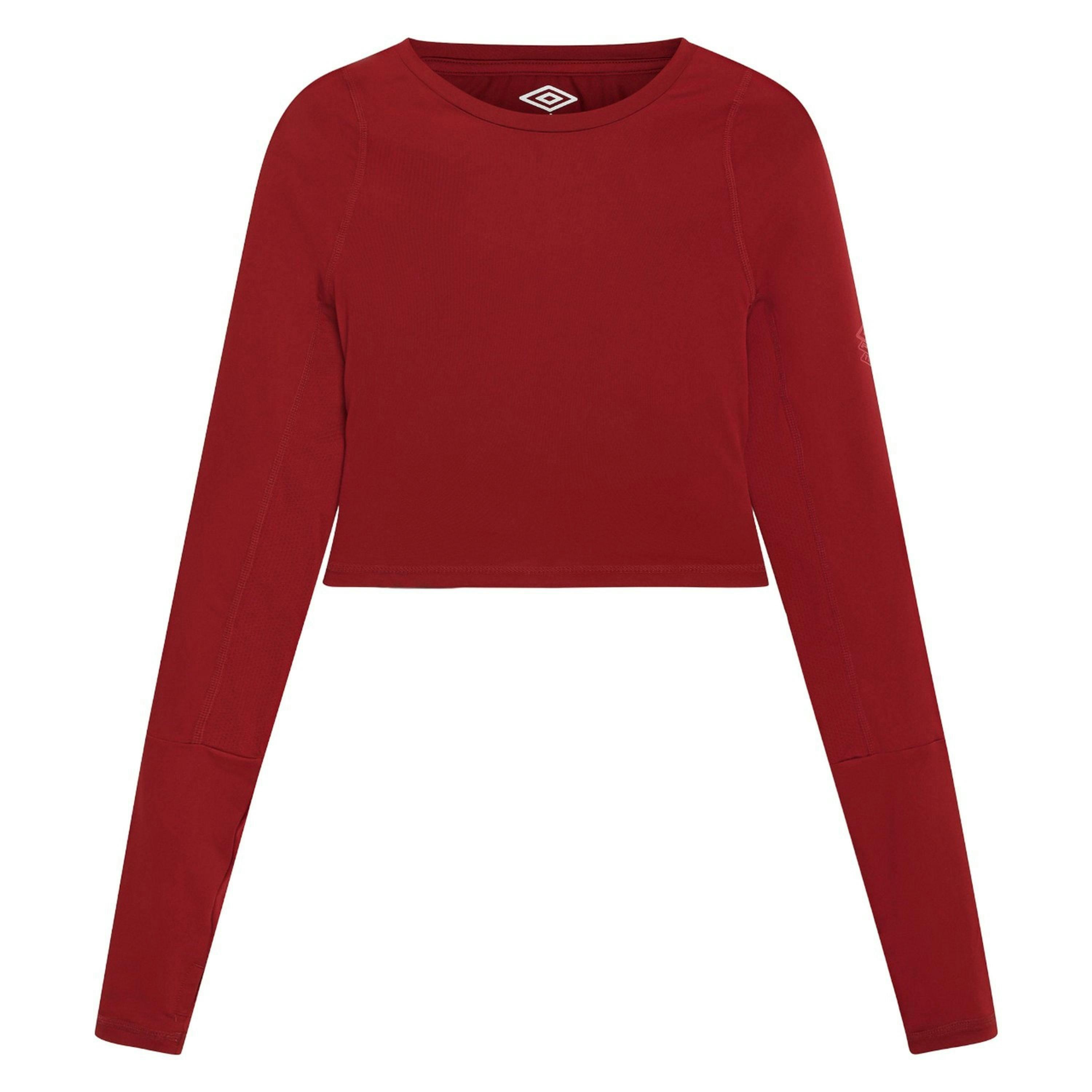 Umbro Womens/Ladies Pro Long-Sleeved Training Crop Top , view 1 of 5