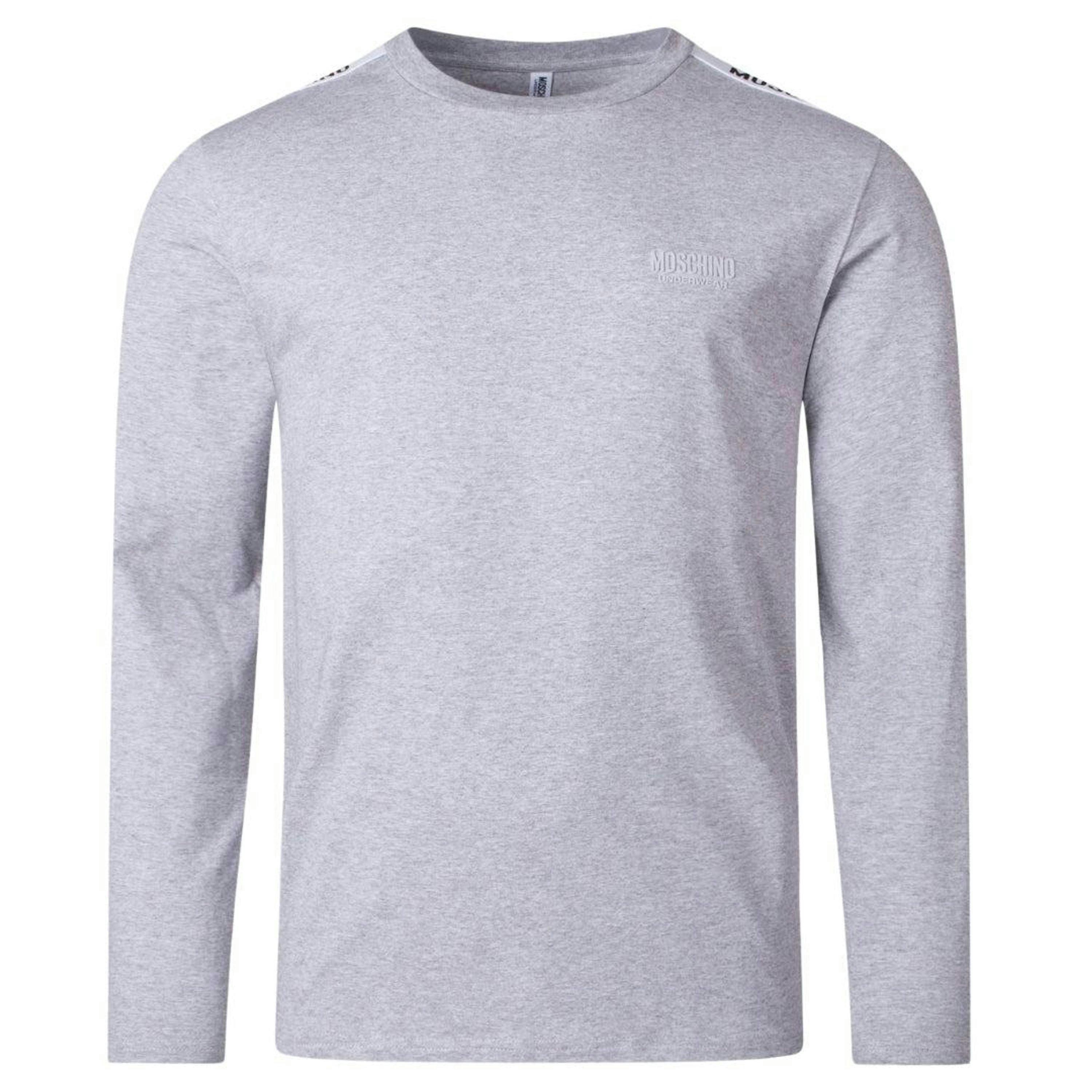 Moschino Mens Taped Shoulders Long-Sleeved T-Shirt , view 1 of 3
