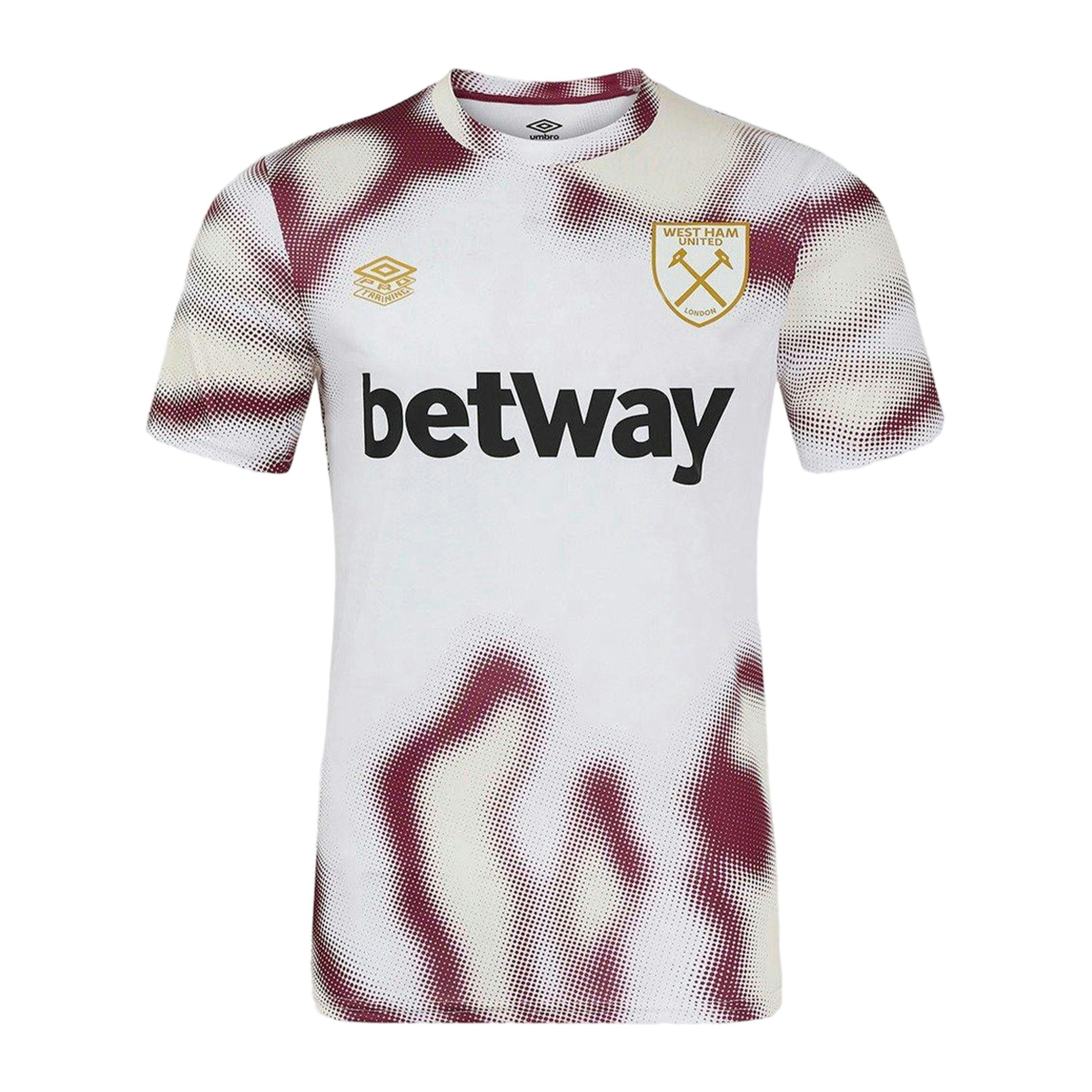 Umbro Childrens/Kids 24/25 West Ham United FC Warm Up Jersey , view 1 of 2