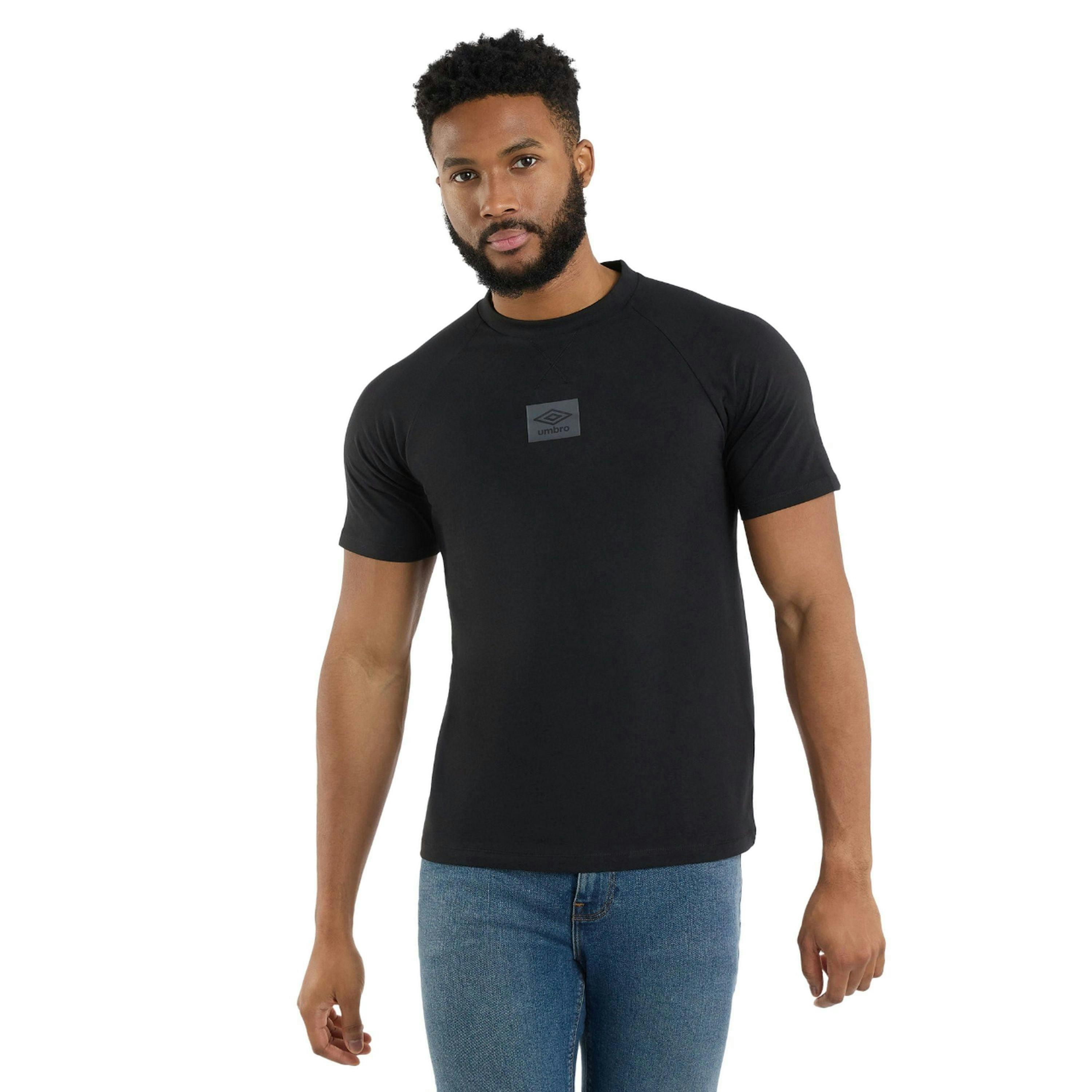 Umbro Mens Layered Box Logo T-Shirt , view 1 of 3