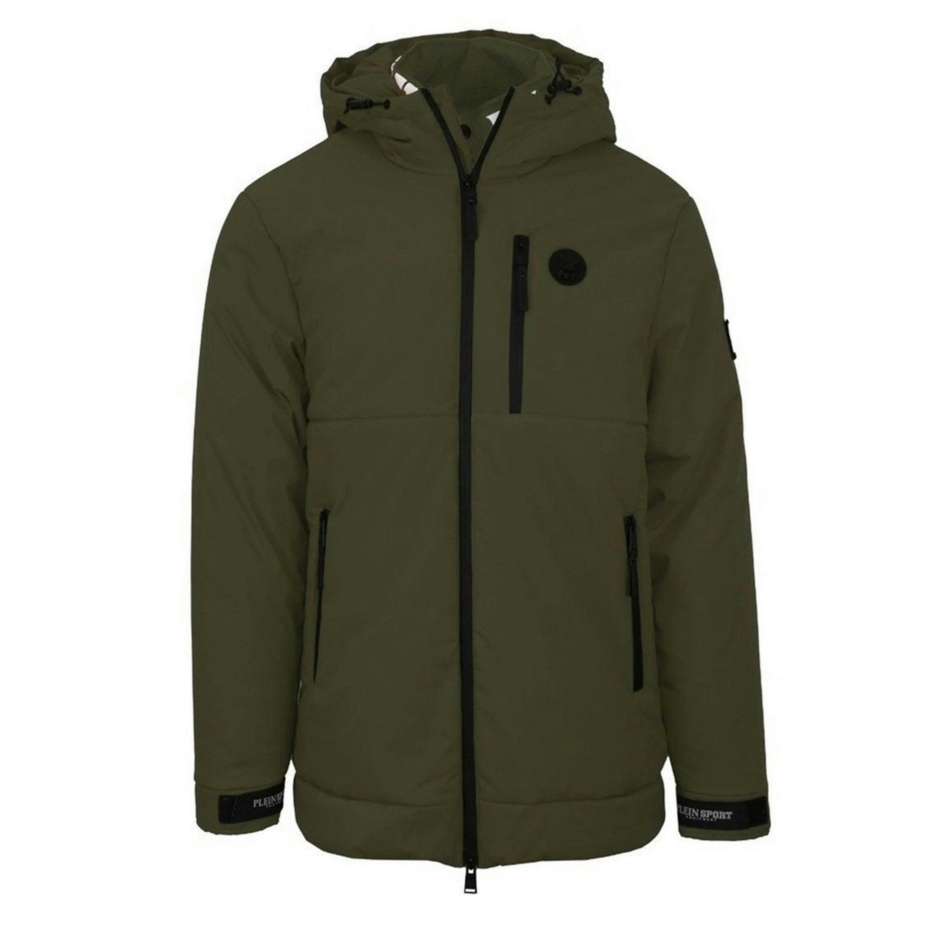 Plein Sport Mens Circle Logo Branded Padded Jacket , view 1 of 2