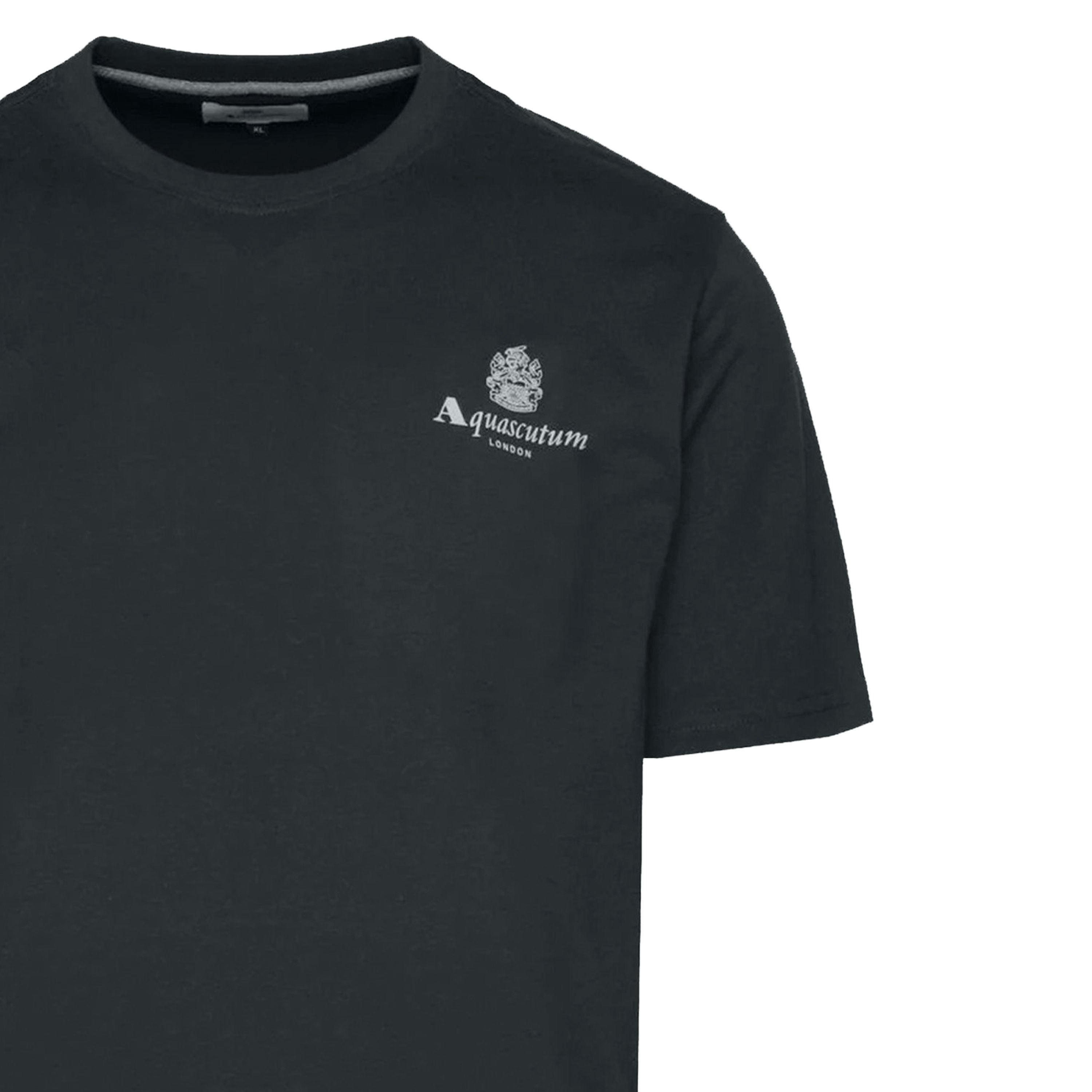 Aquascutum Mens London Aldis Logo T-Shirt , view 3 of 4