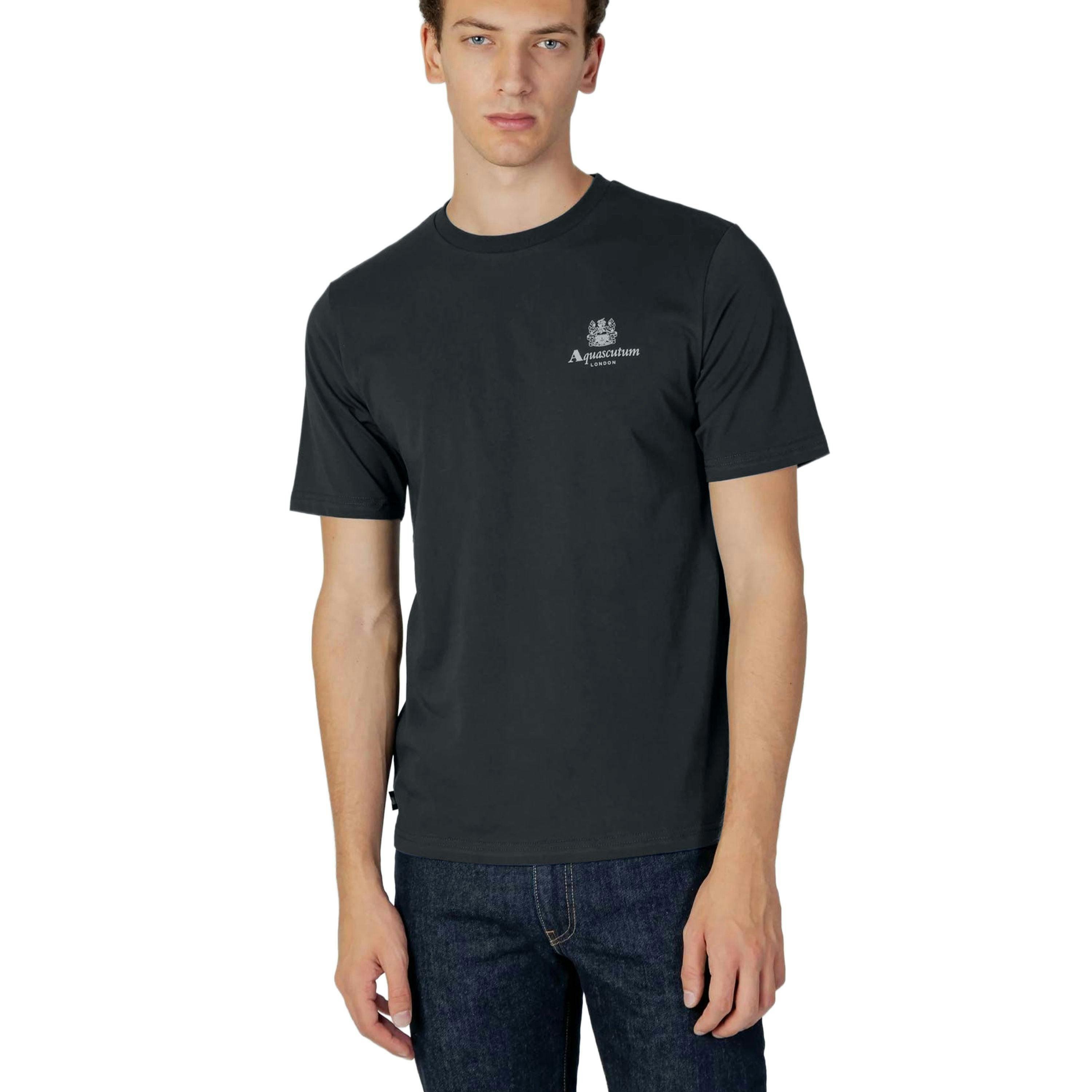 Aquascutum Mens London Aldis Logo T-Shirt , view 4 of 4
