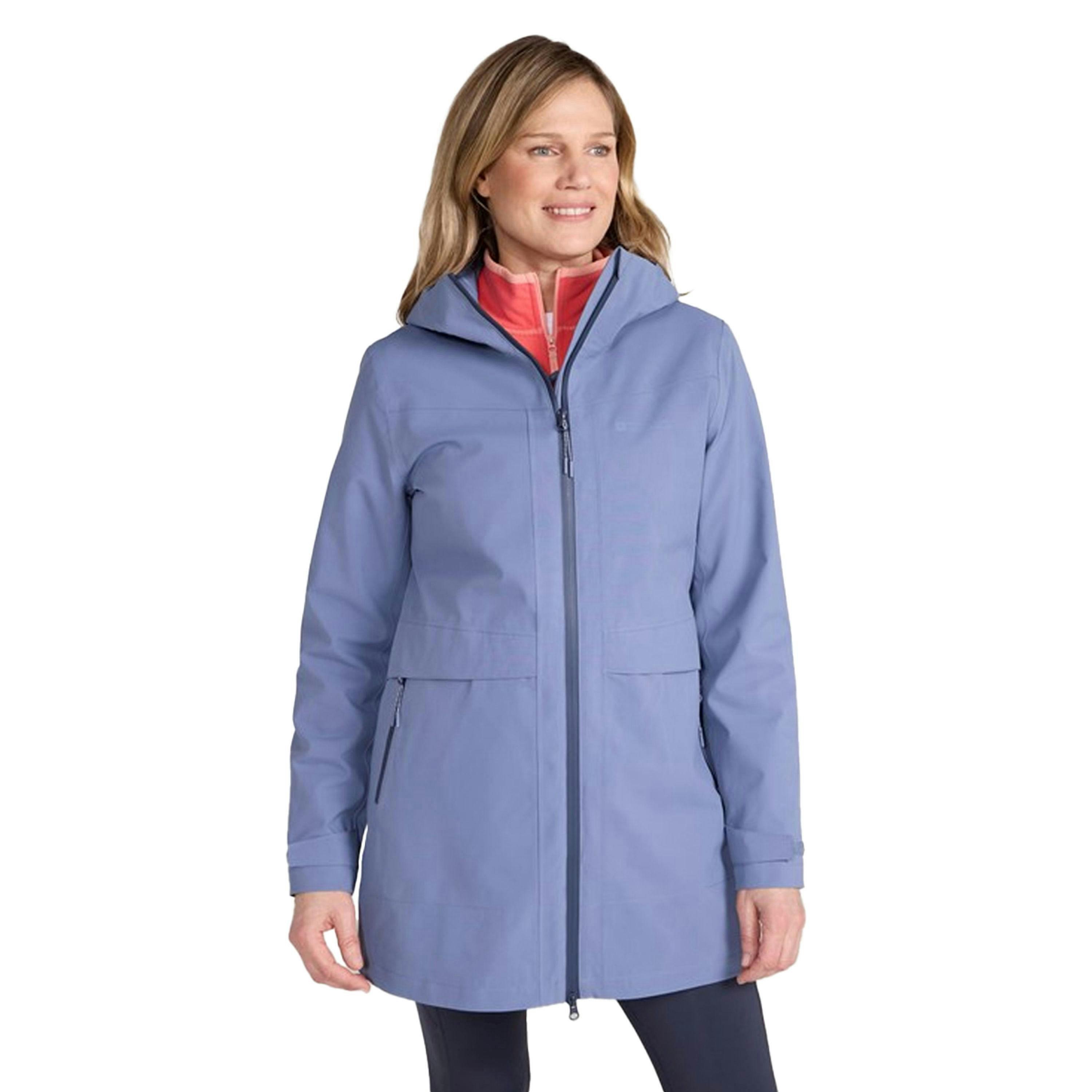 Mountain Warehouse Womens/Ladies April Longline Waterproof Jacket , view 3 of 4