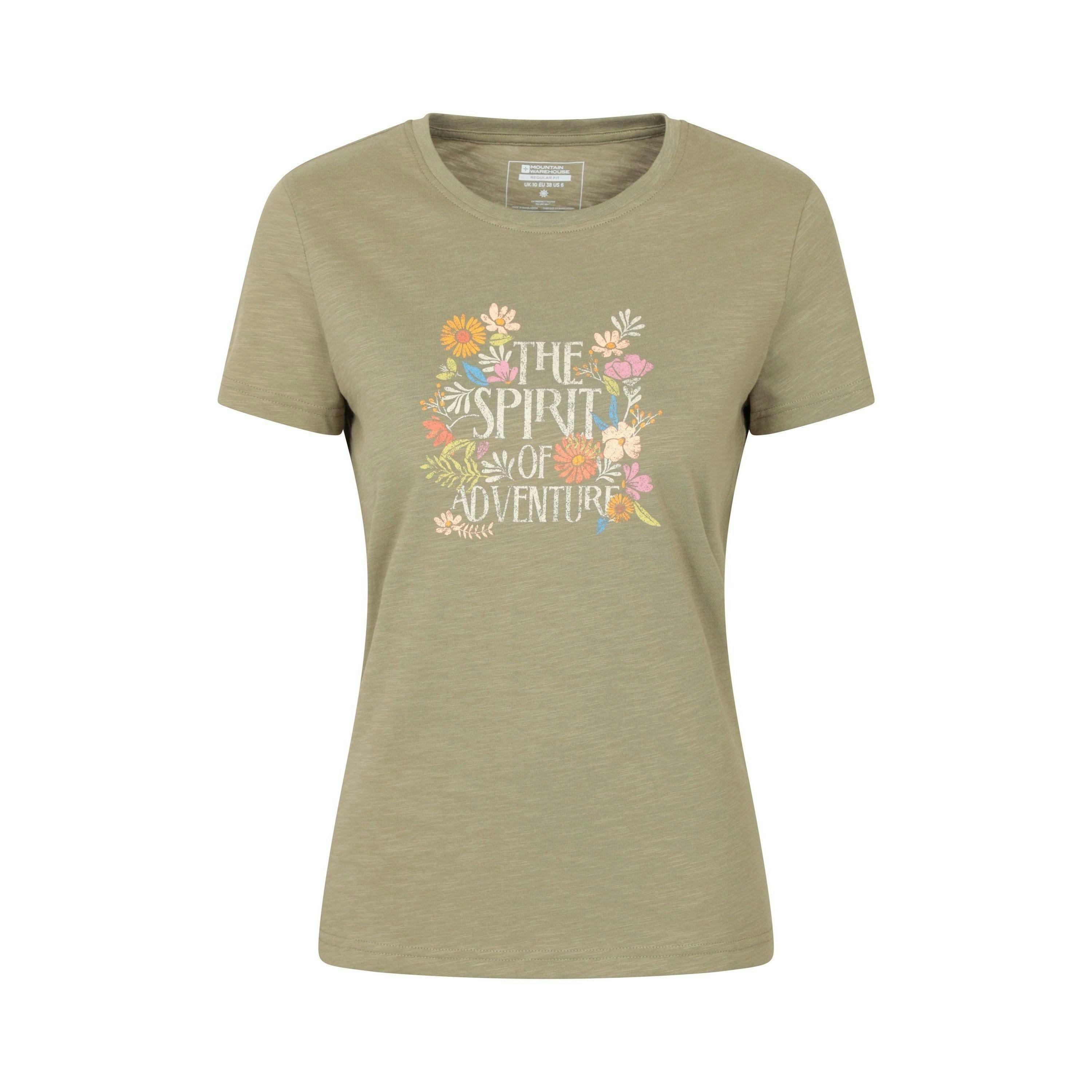 Mountain Warehouse Womens/Ladies Spirit Of Adventure Printed T-Shirt , view 1 of 1