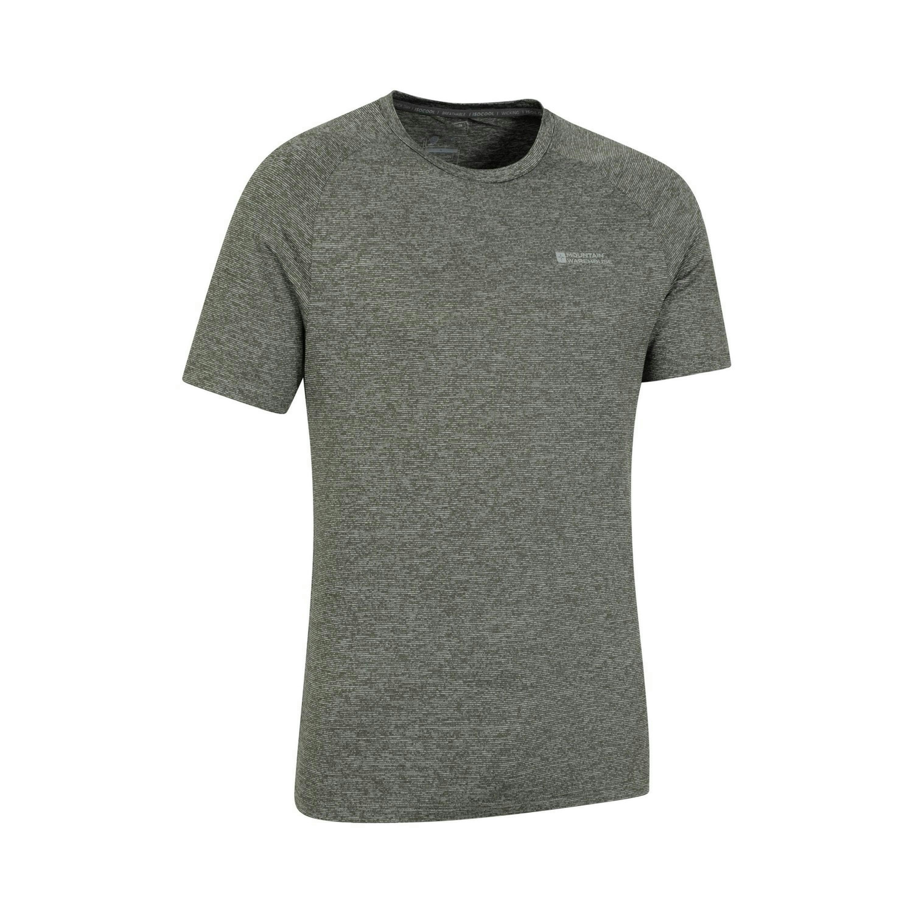 Mountain Warehouse Mens Agra Striped IsoCool T-Shirt , view 2 of 4