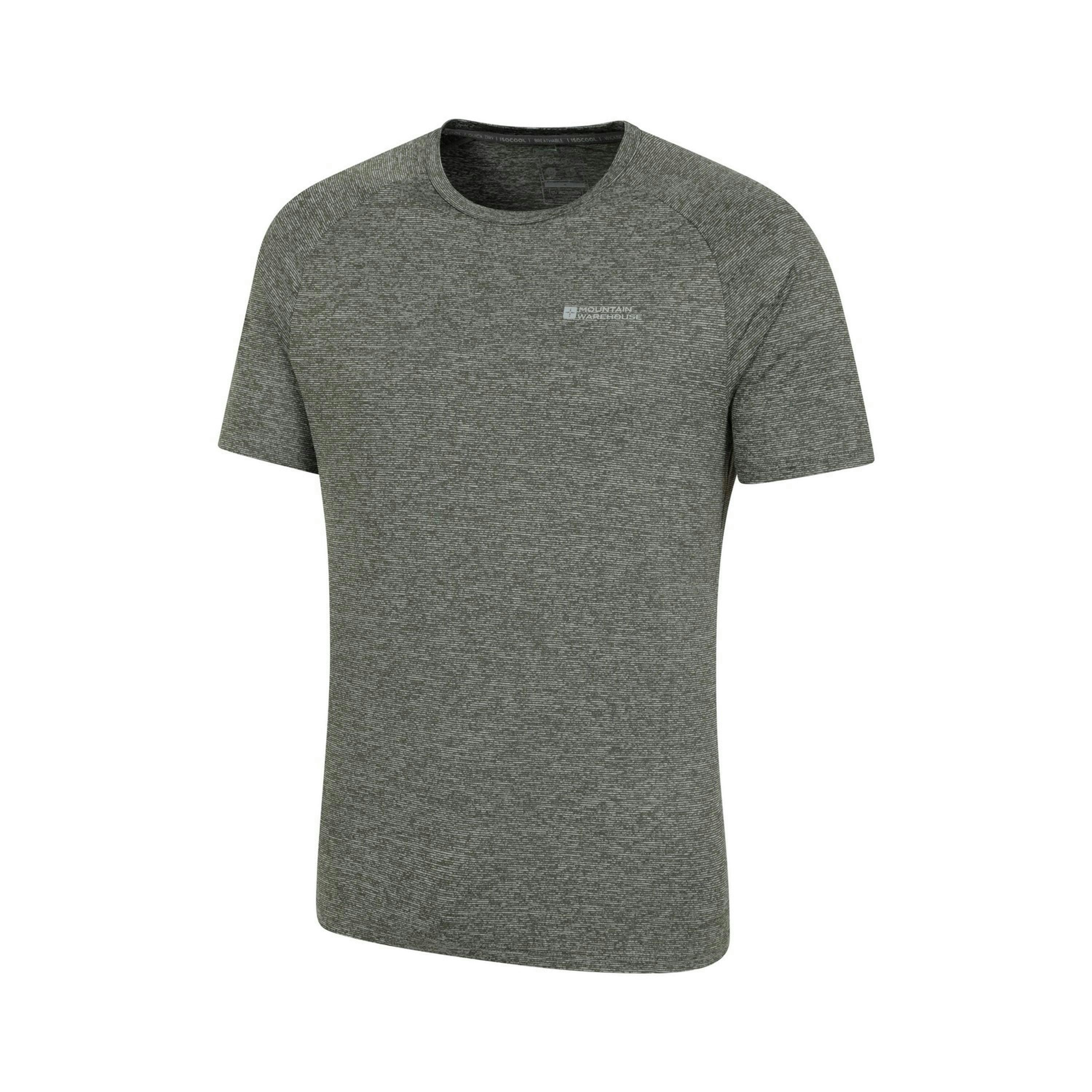 Mountain Warehouse Mens Agra Striped IsoCool T-Shirt , view 3 of 4