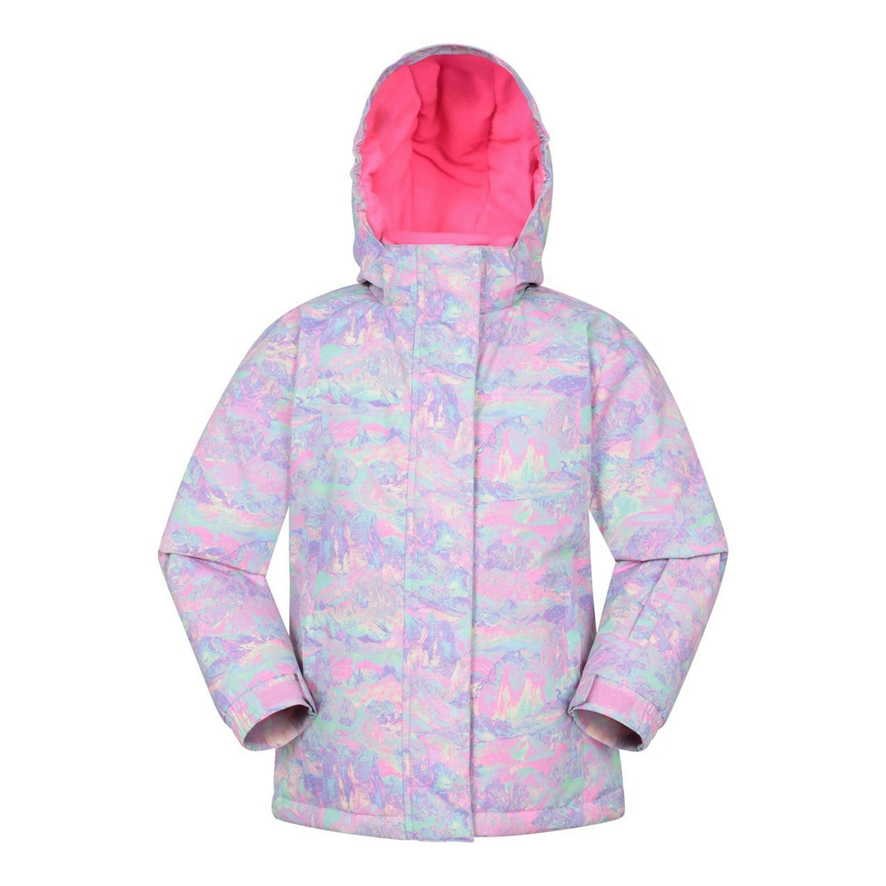 Mountain Warehouse Childrens/Kids Snowdrop Watercolour Ski Jacket , view 1 of 4