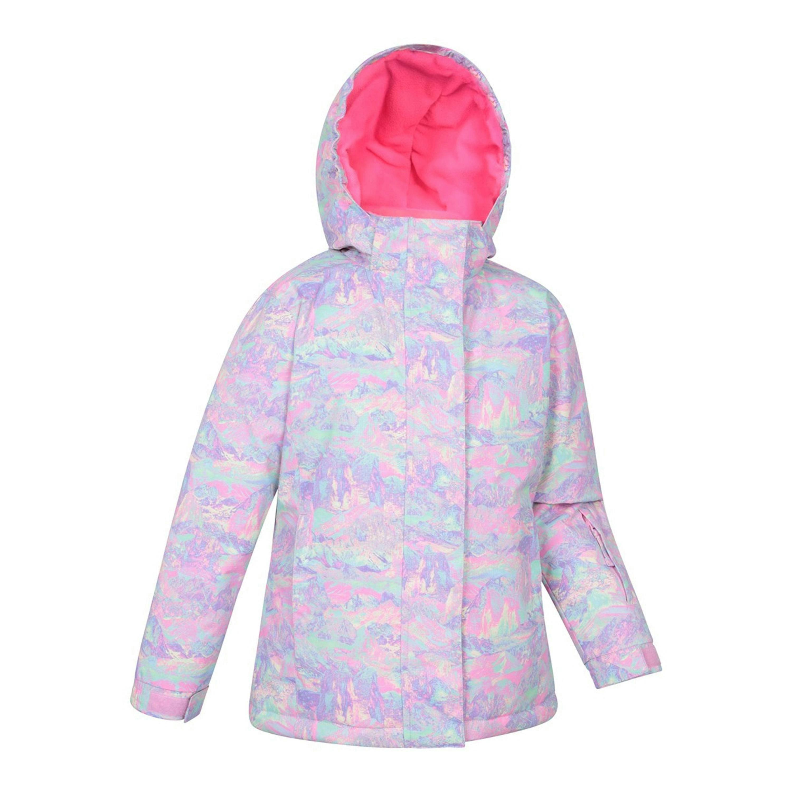 Mountain Warehouse Childrens/Kids Snowdrop Watercolour Ski Jacket , view 4 of 4