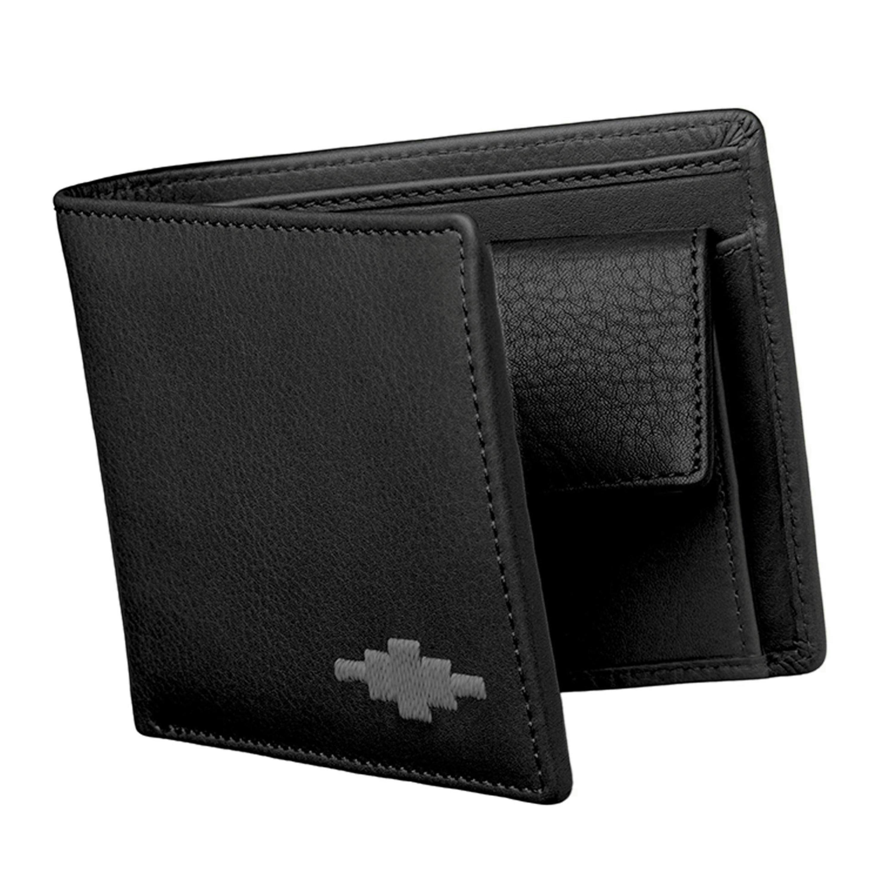 Moneda coin wallet - black leather , view 1 of 1