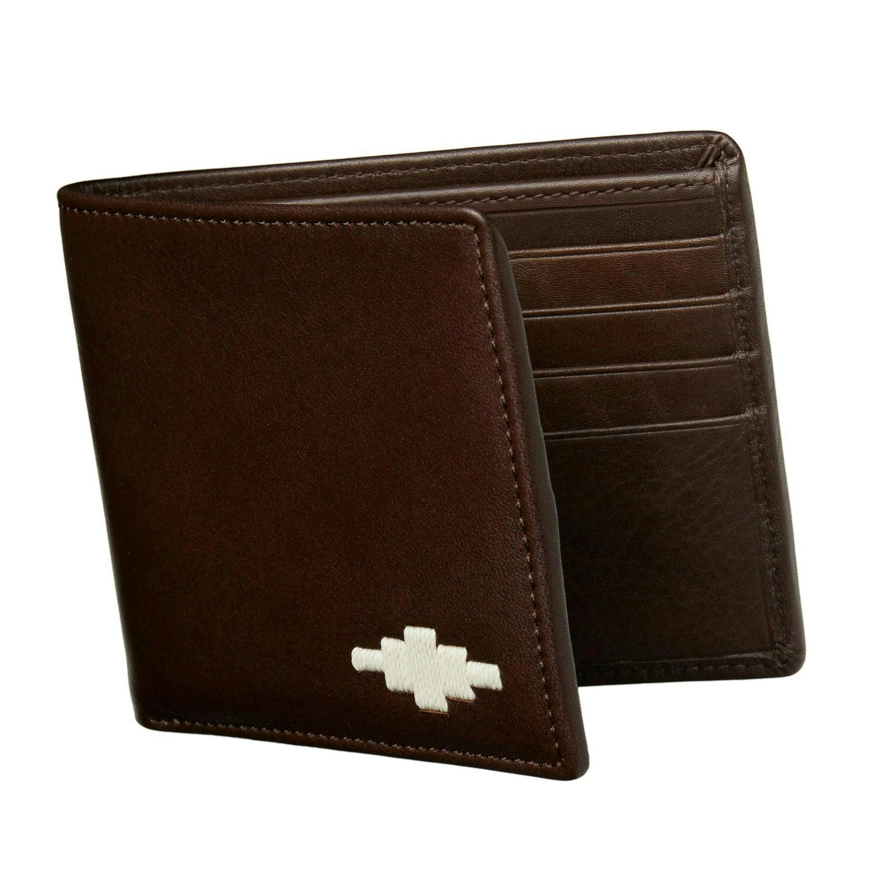 Dinero card wallet -  brown leather , view 1 of 1