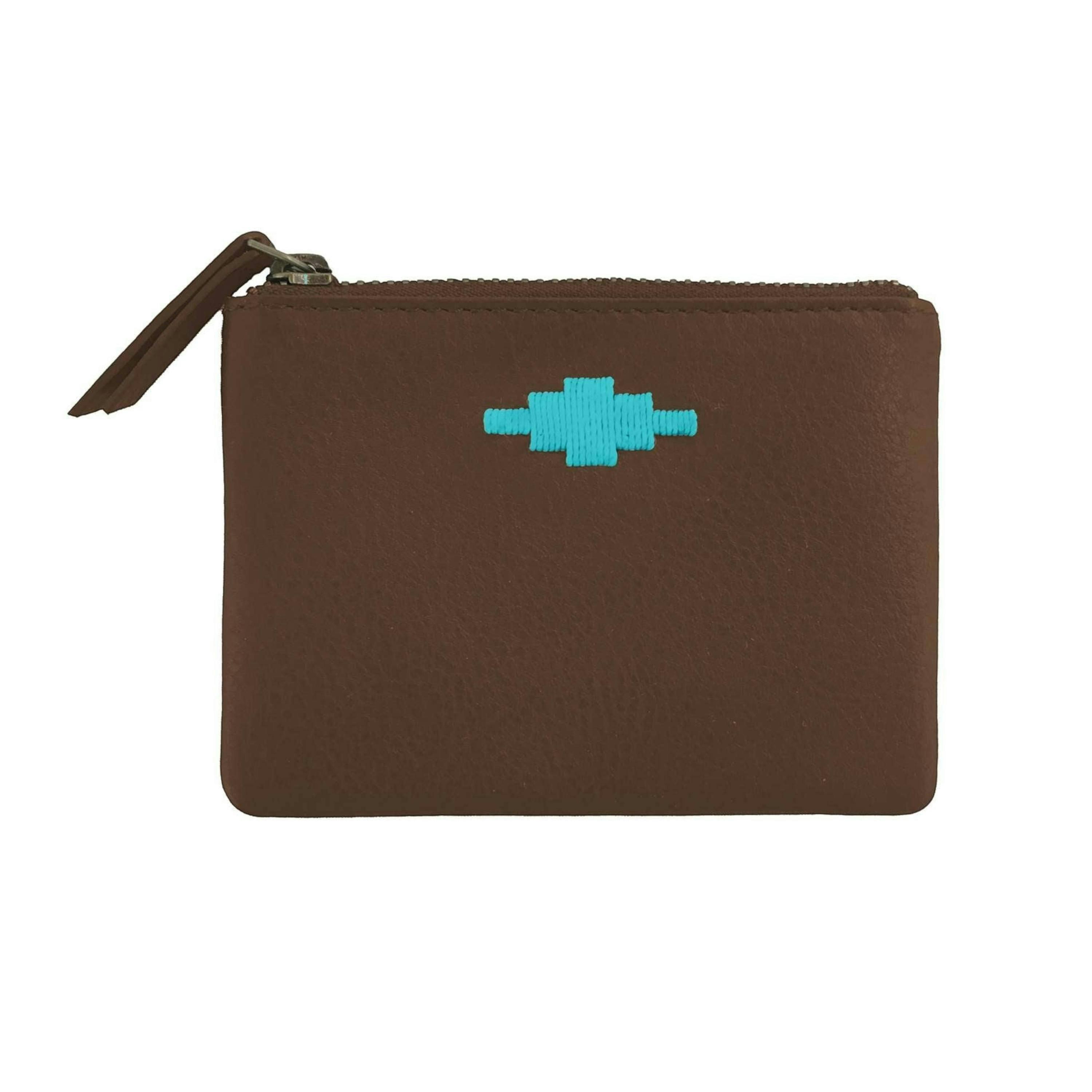Cambio pouch purse - brown leather , view 1 of 1