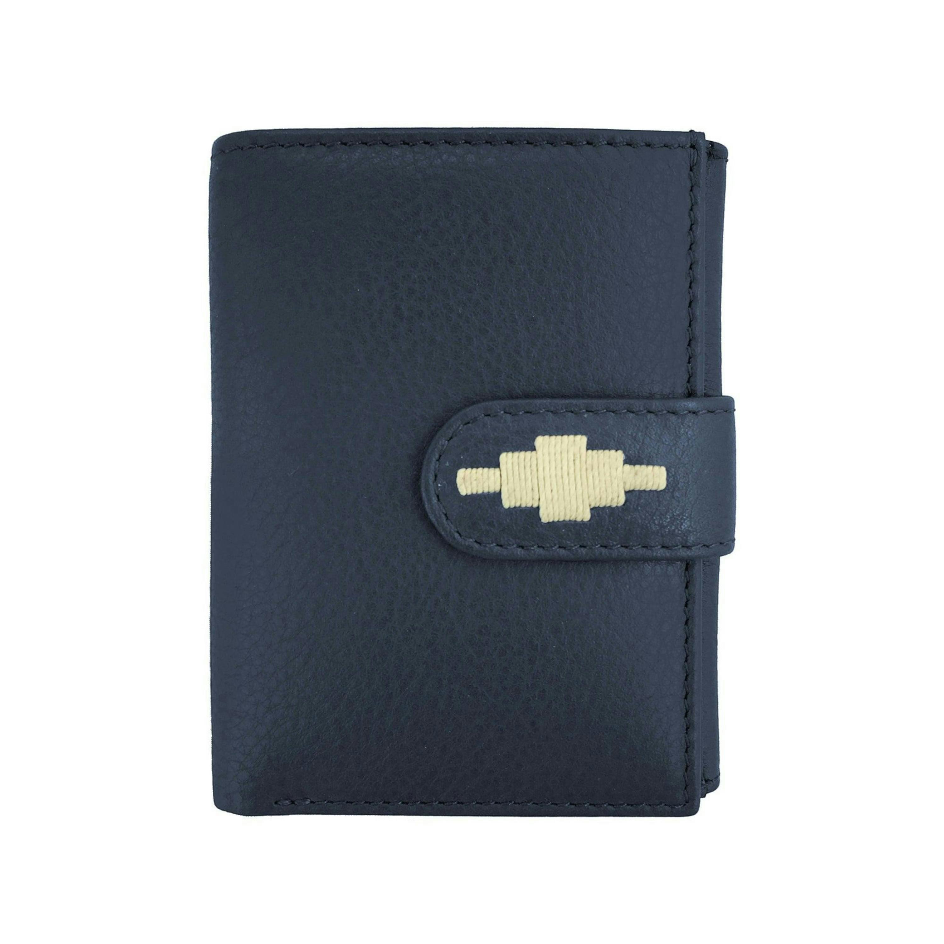 Exito bifold purse - navy leather , view 1 of 1