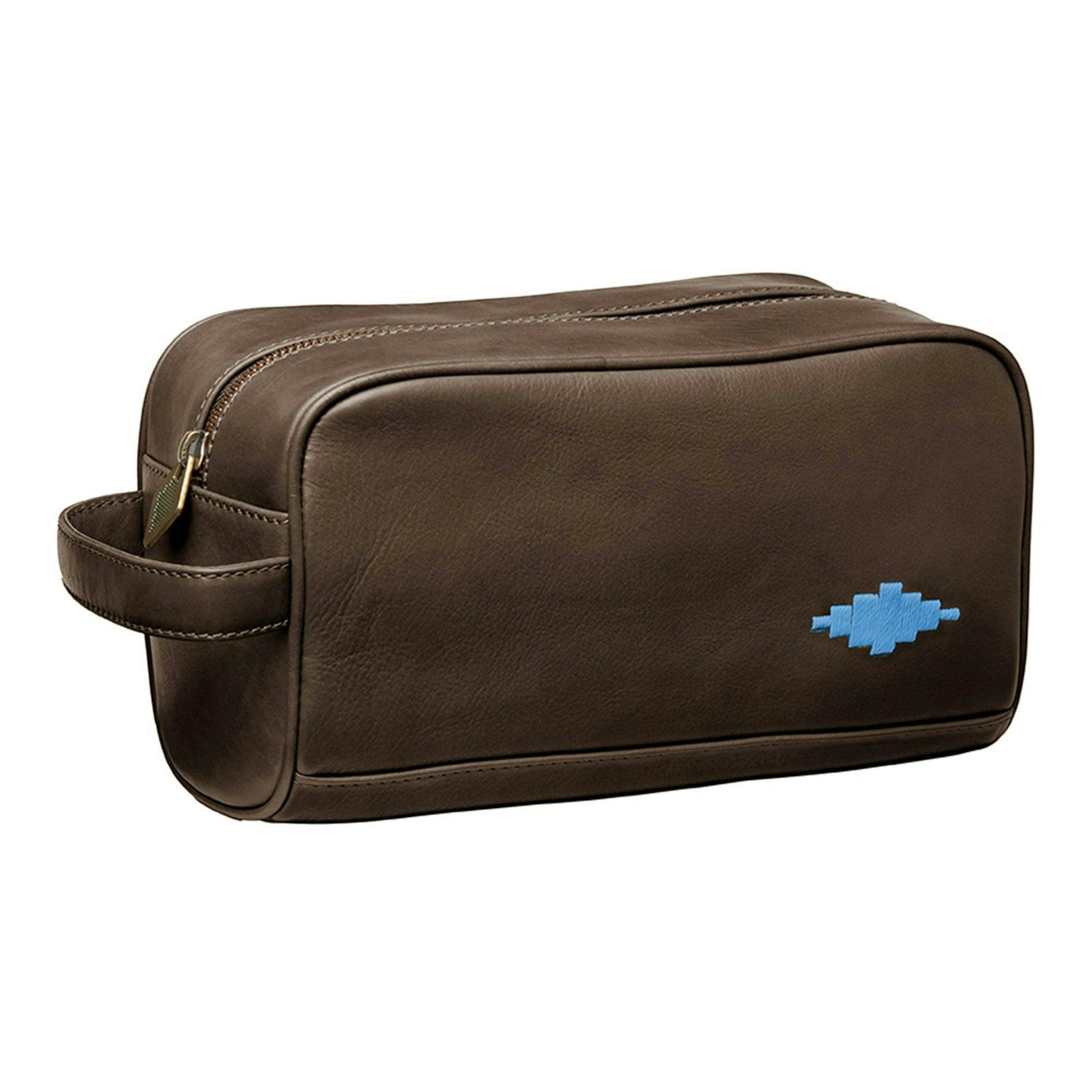 Hombre washbag -  brown leather , view 1 of 1
