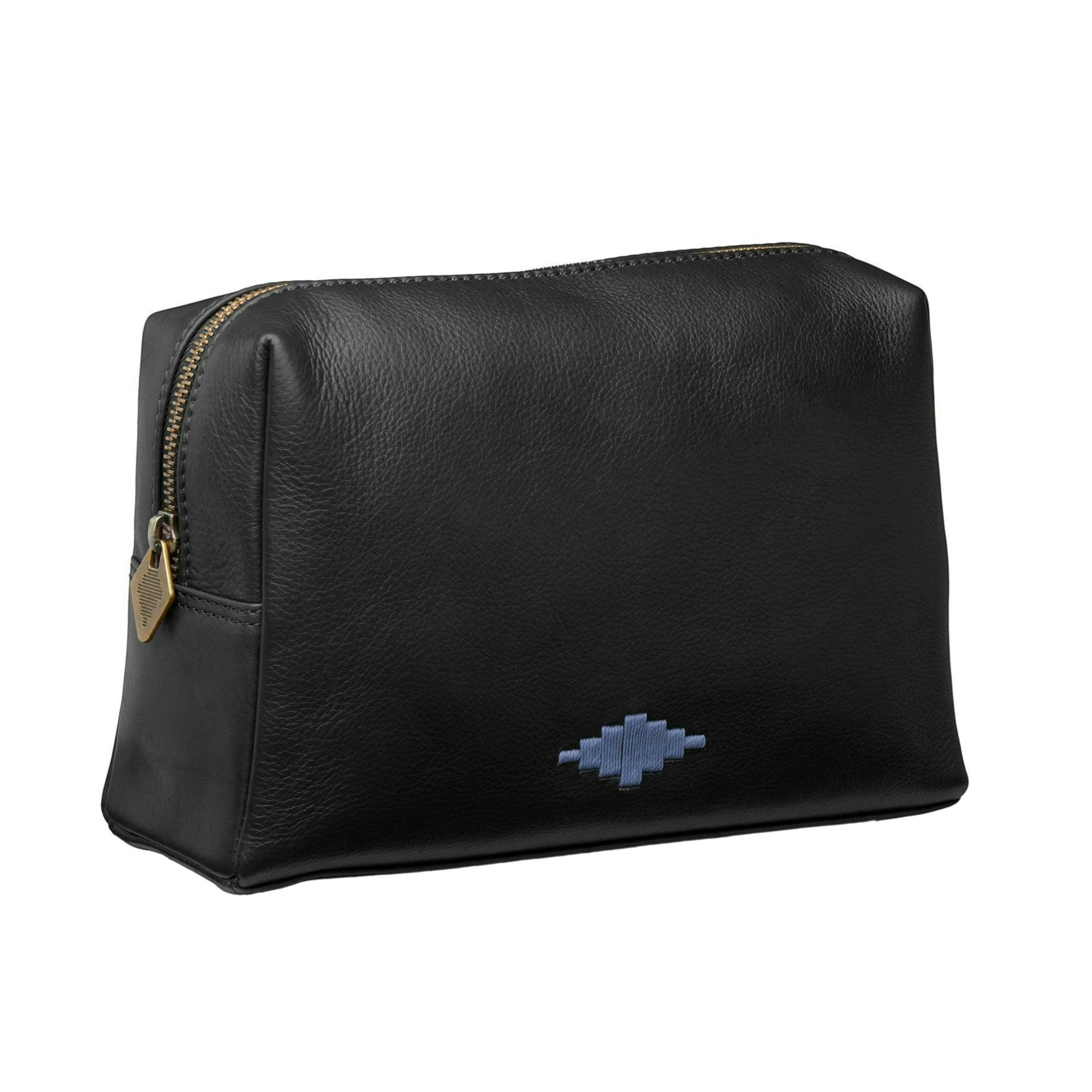 Afeite washbag - black leather , view 1 of 1