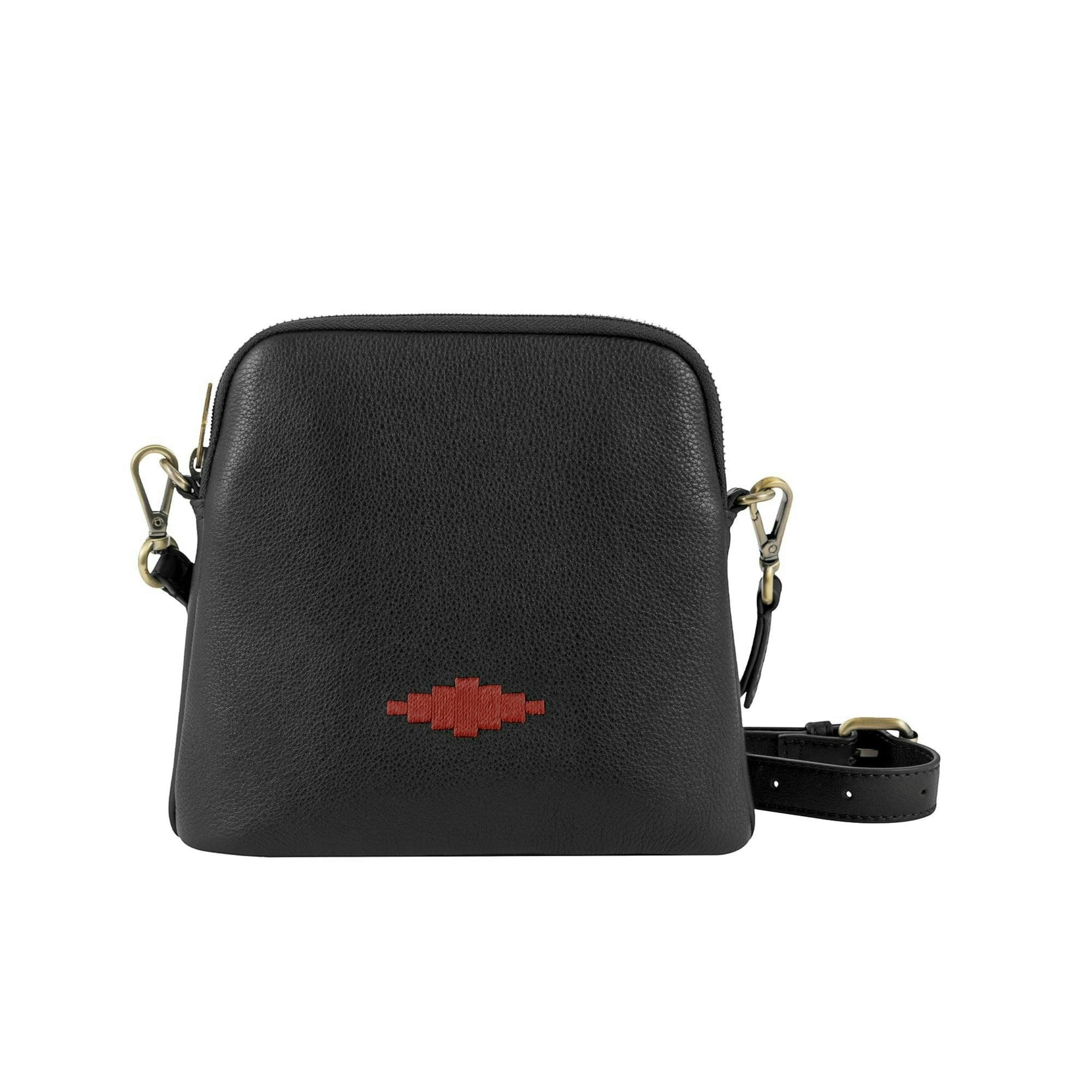 Belleza crossbody bag - black leather , view 1 of 1