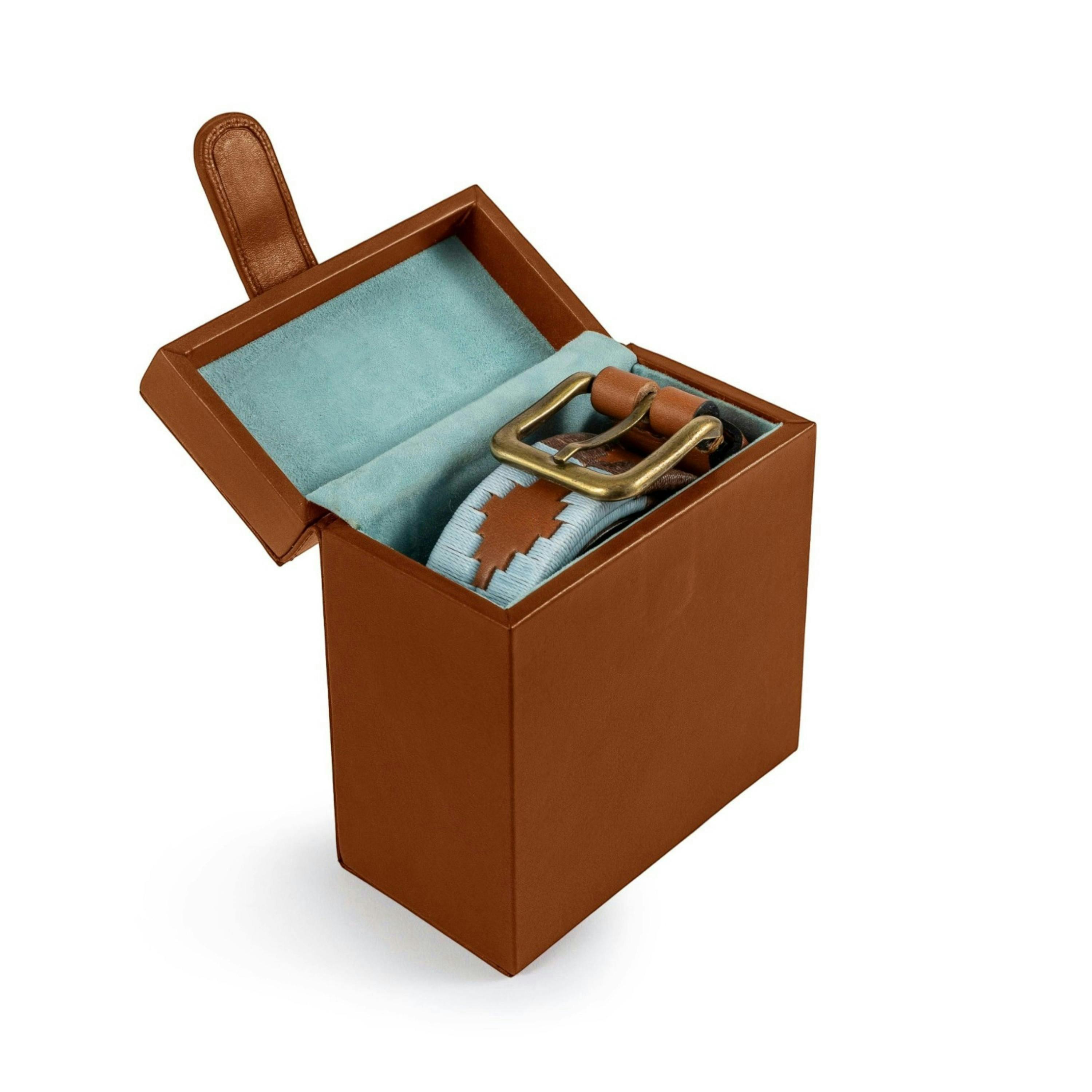 pampeano one belt box -  tan leather , view 1 of 1