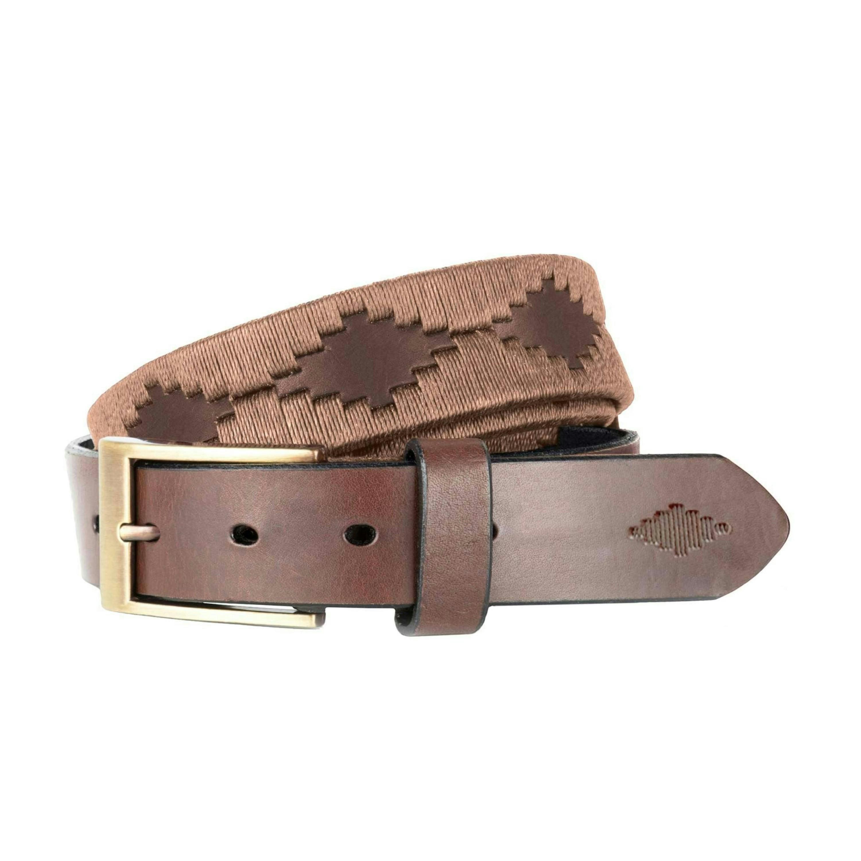 Bordado pampeano belt - brown , view 1 of 1