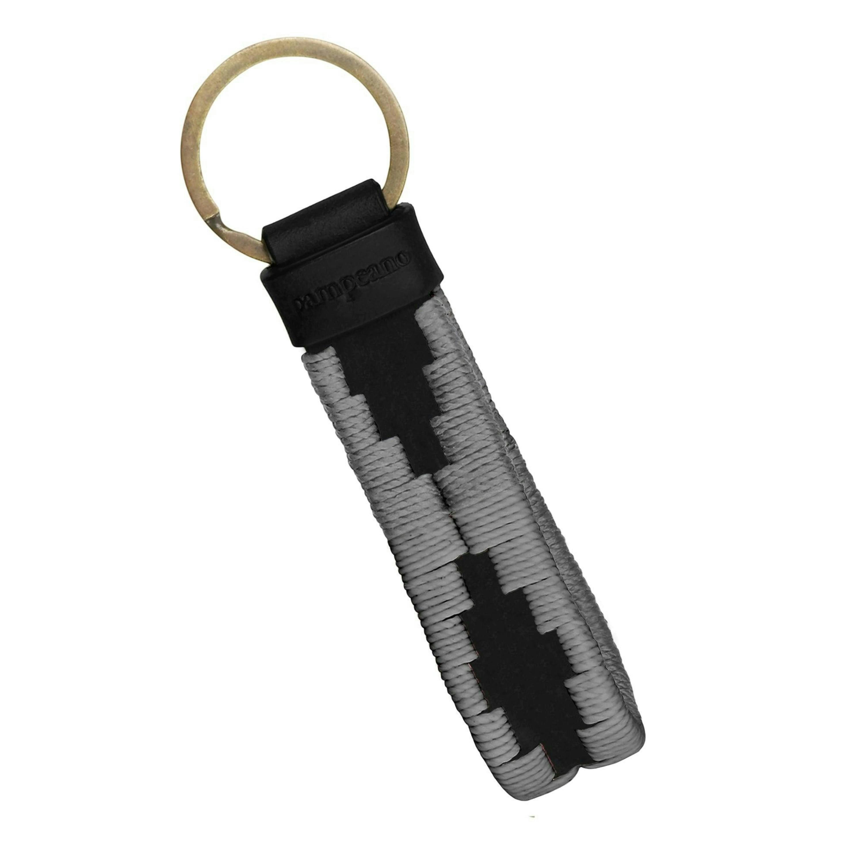 Charro loop keyring - black leather , view 1 of 1