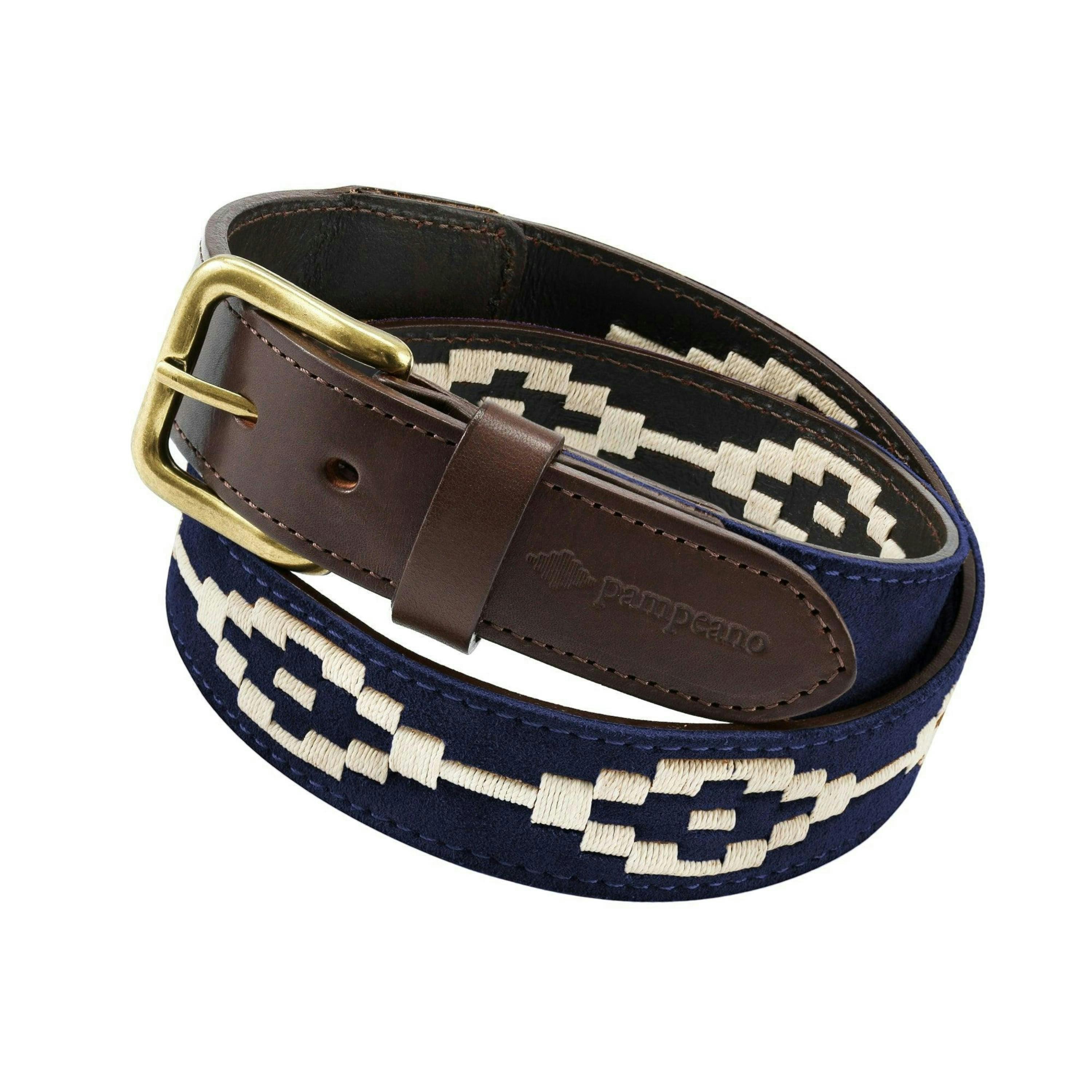 Confianza pampeano belt - navy suede , view 1 of 1