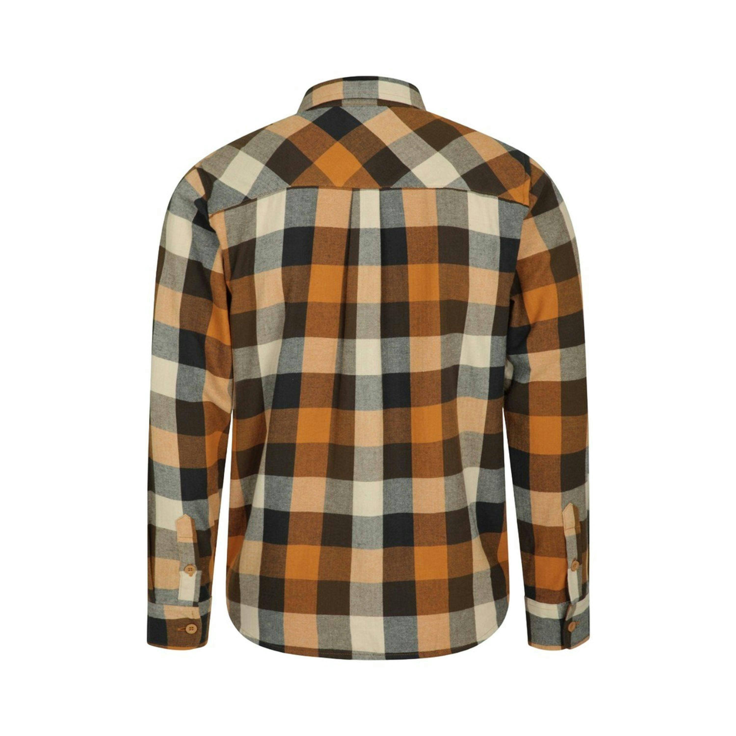Mountain Warehouse Mens Trace Flannel Long-Sleeved Shirt , view 2 of 4
