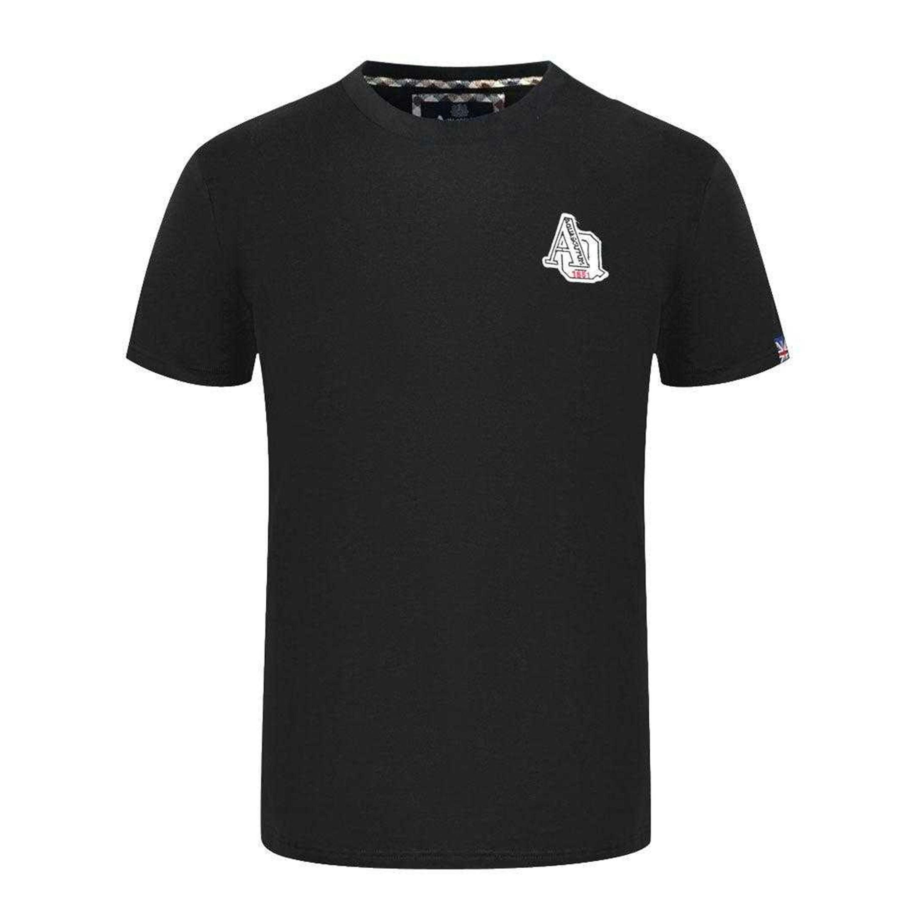 Aquascutum Mens 1851 AQ Logo T-Shirt , view 1 of 2