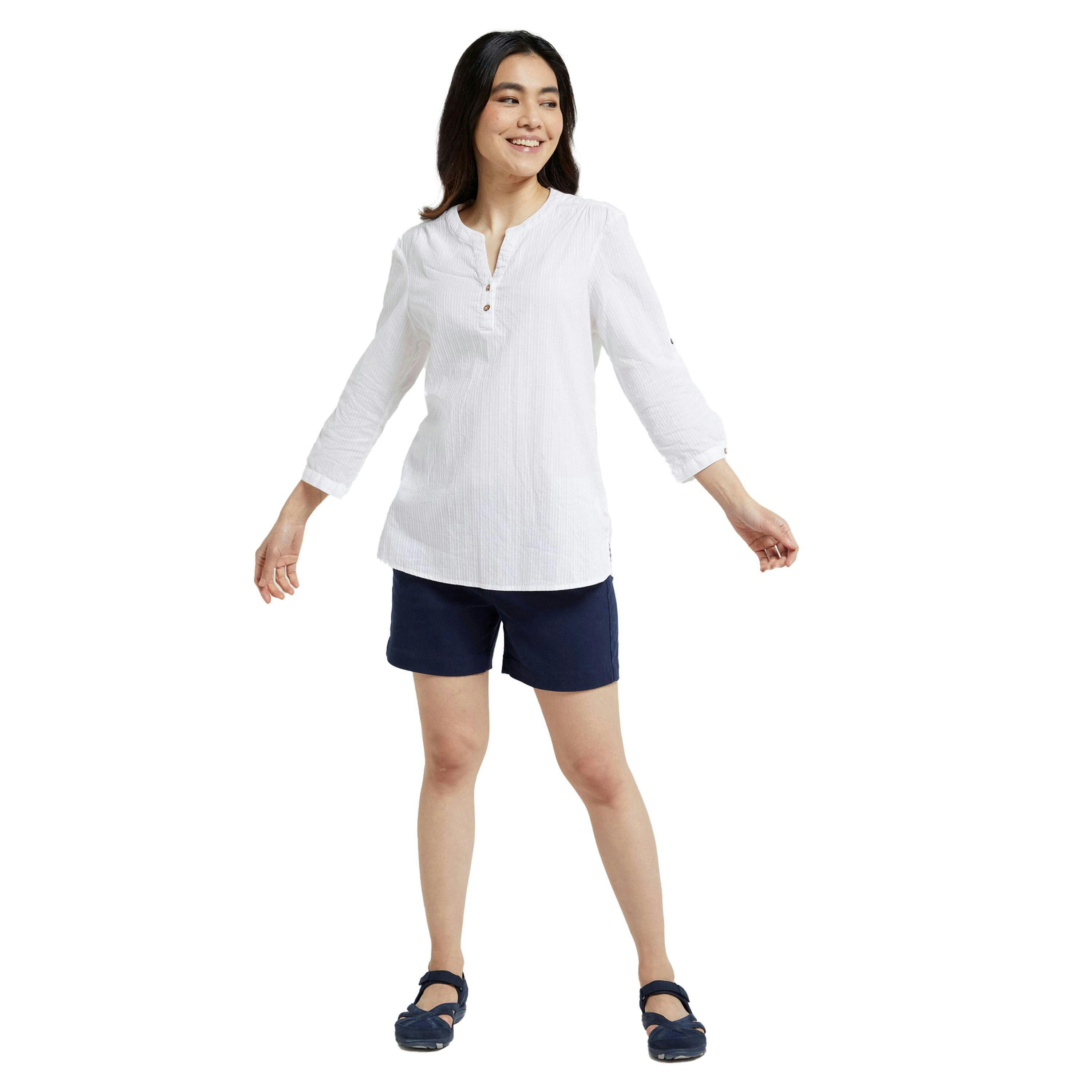 Mountain Warehouse Womens/Ladies Petra Relaxed Fit 3/4 Sleeve Shirt , view 3 of 3
