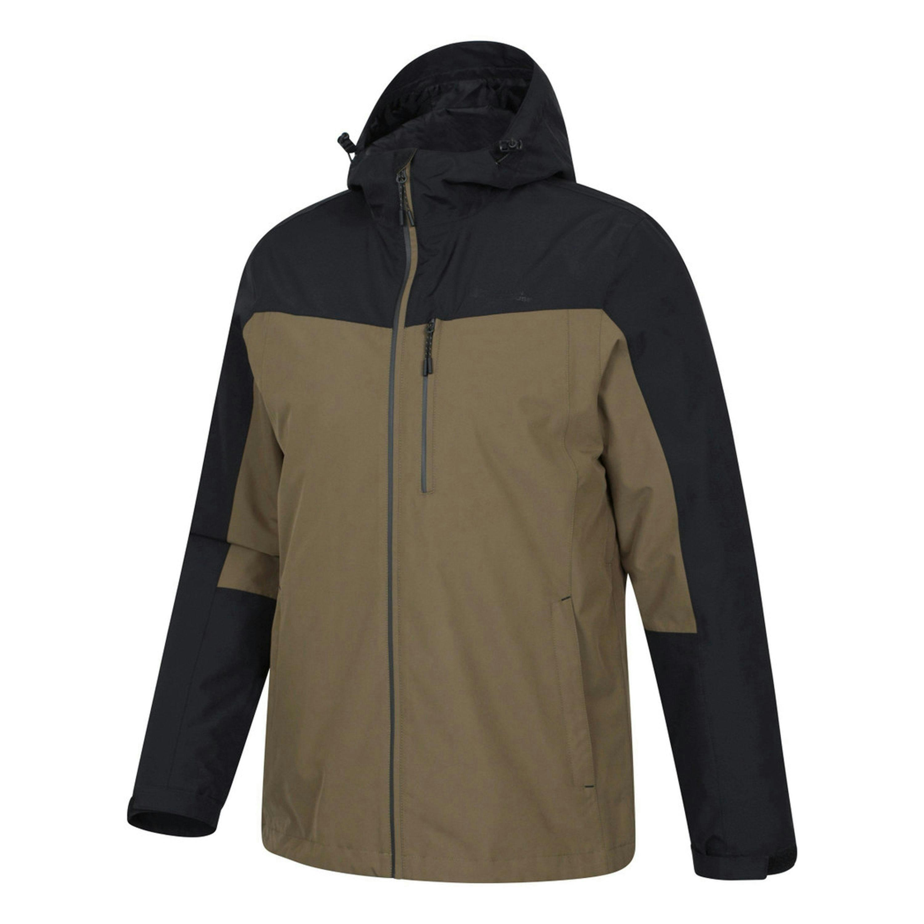 Mountain Warehouse Mens Brisk Extreme Colour Block Waterproof Jacket , view 3 of 4
