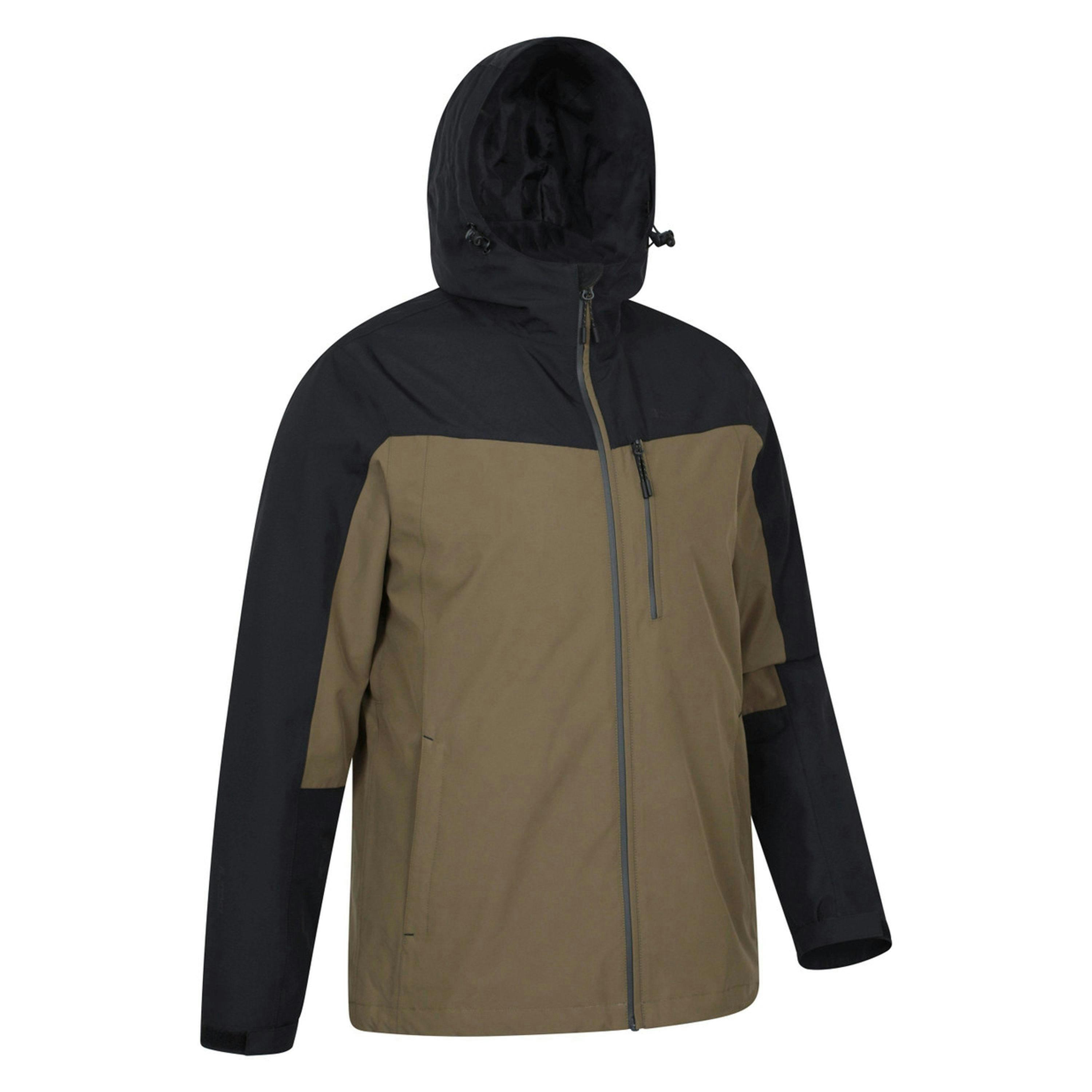 Mountain Warehouse Mens Brisk Extreme Colour Block Waterproof Jacket , view 4 of 4
