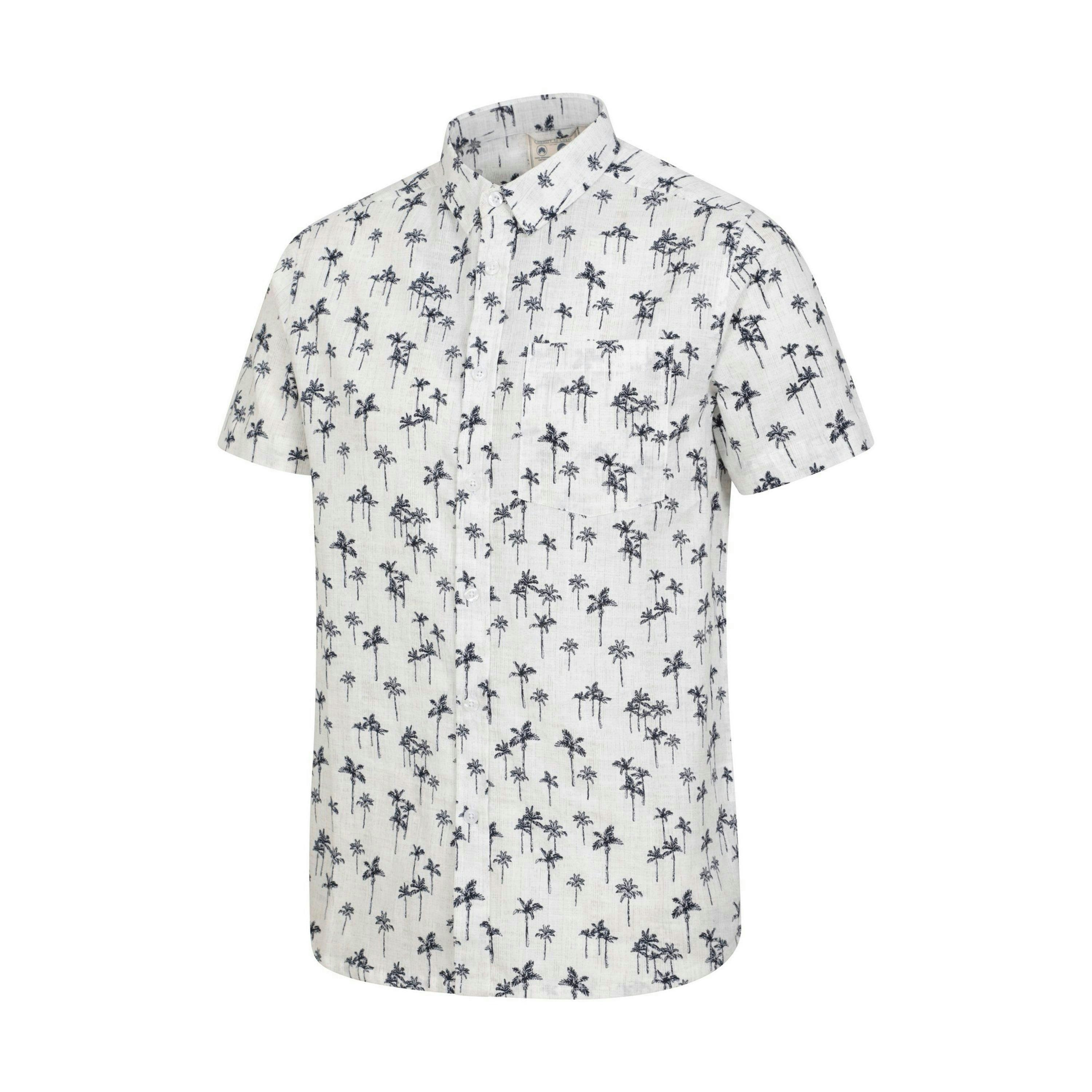 Mountain Warehouse Mens Preston Illustration Palm Tree Shirt , view 3 of 4