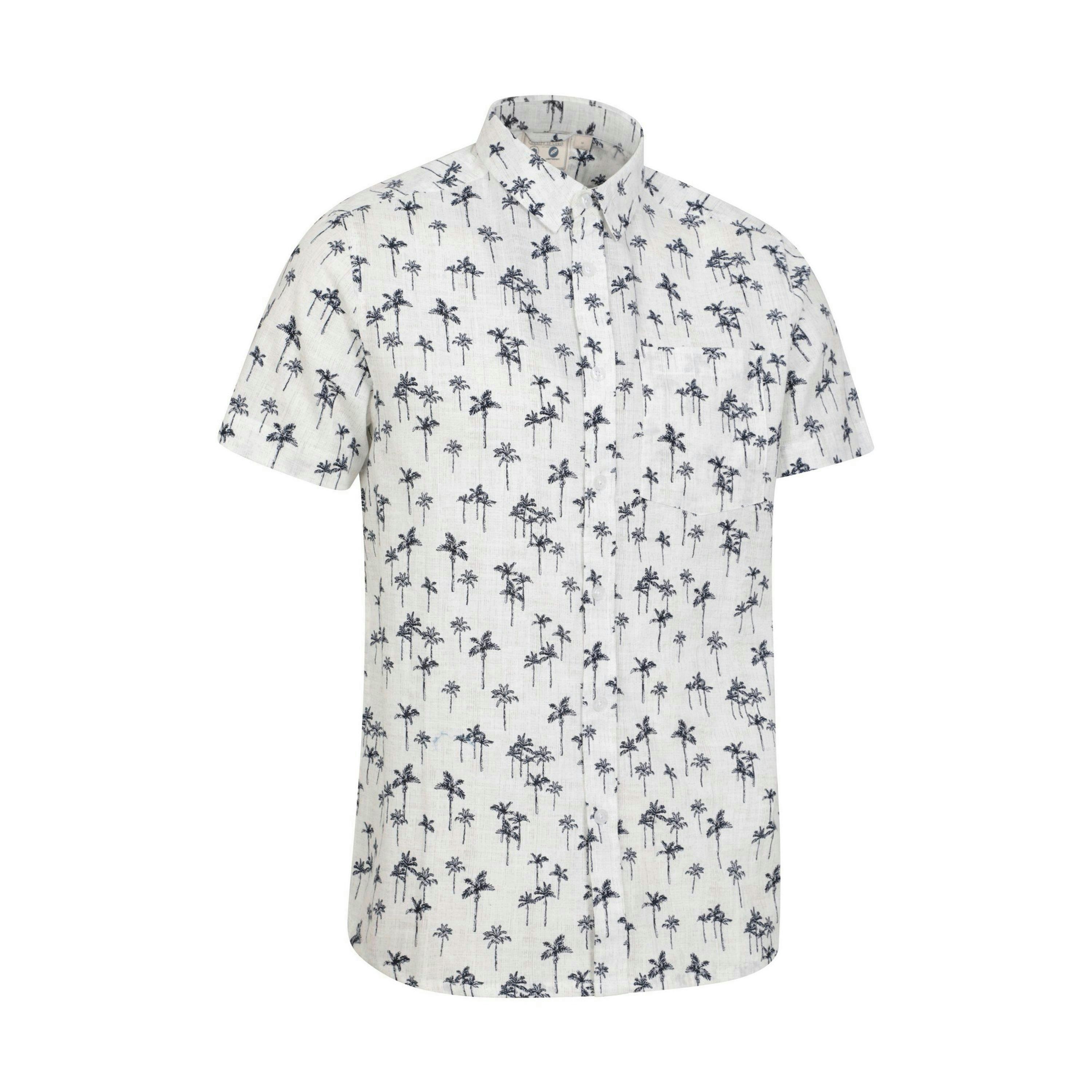 Mountain Warehouse Mens Preston Illustration Palm Tree Shirt , view 4 of 4