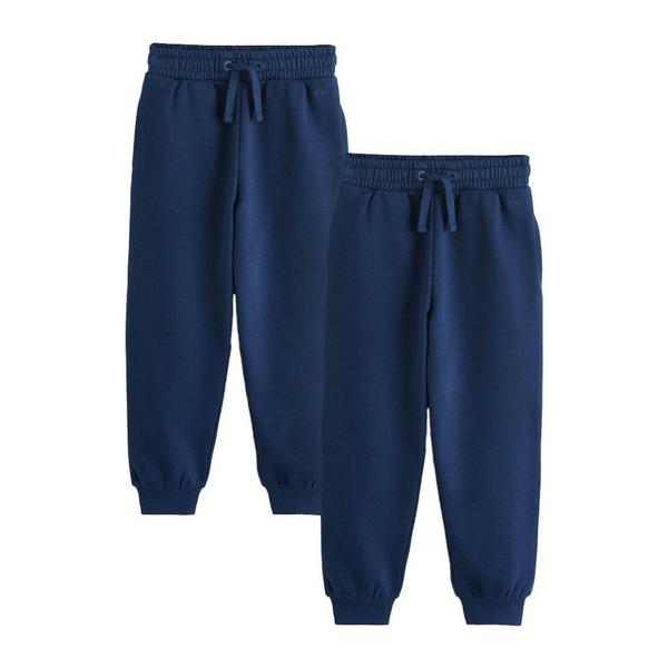 Clarks Boys Plain Jogging Bottoms (Pack of 2) — Blue