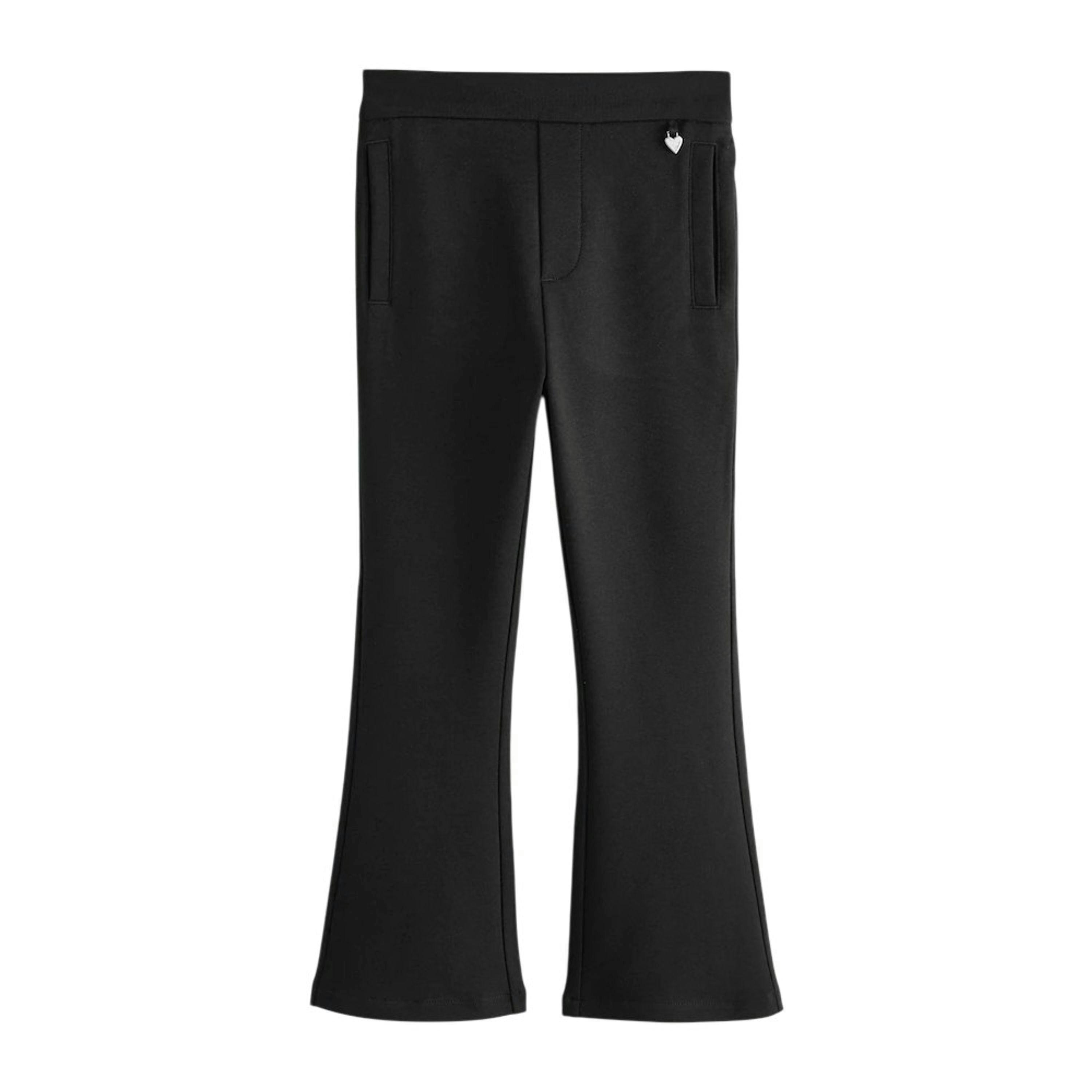 Clarks Girls Pull-On Flared School Trousers (Pack of 2) — Black