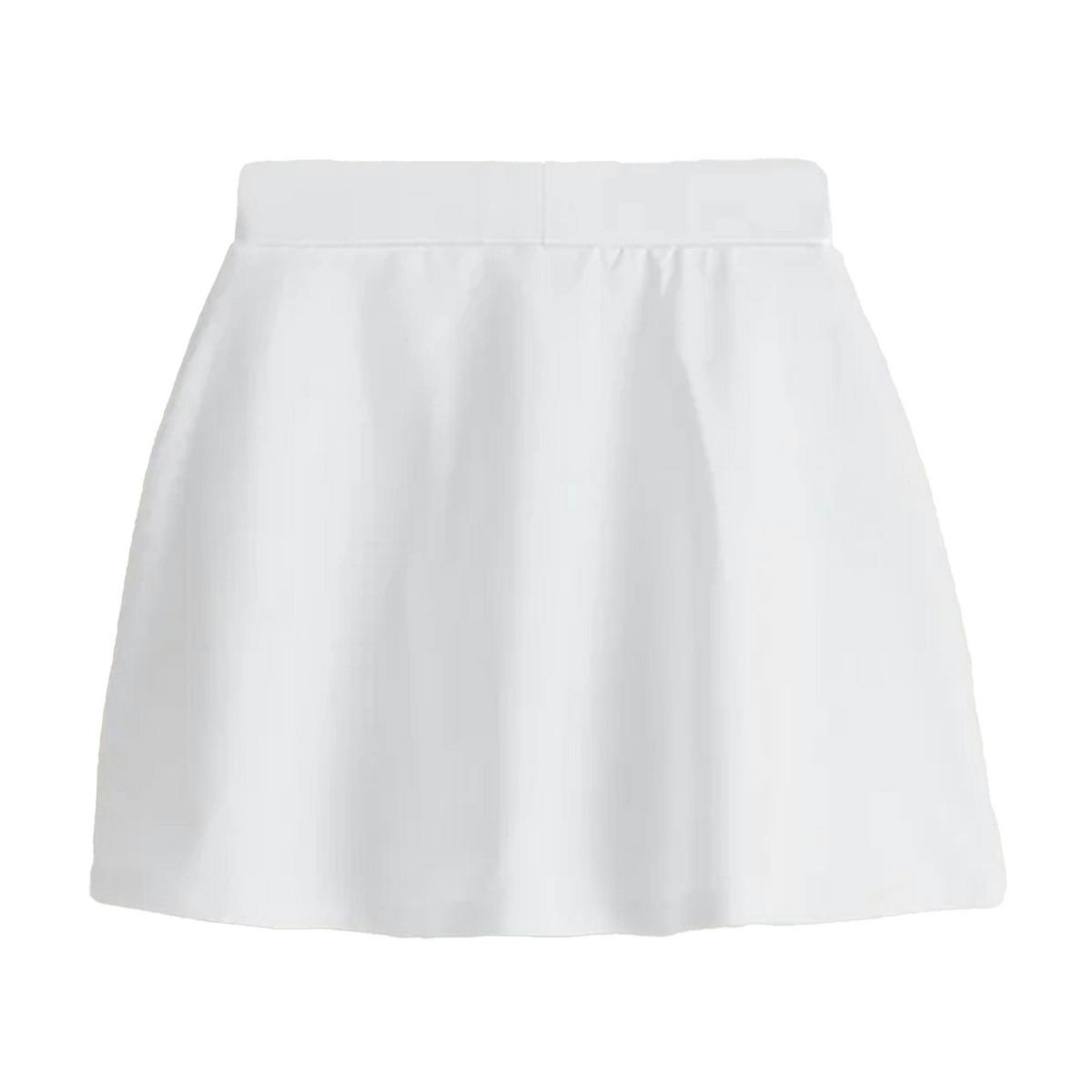 Clarks Girls Jersey School Skort (Pack of 2) — White/Blue