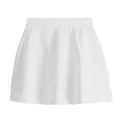 Clarks Girls Jersey School Skort (Pack of 2) — White/Blue 2