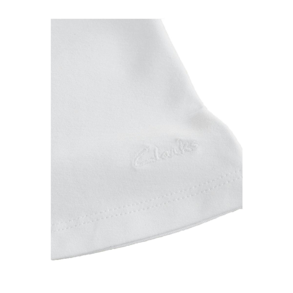 Clarks Girls Jersey School Skort (Pack of 2) — White/Blue