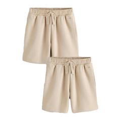 Clarks Boys Sweat Shorts (Pack of 2) — Beige 1