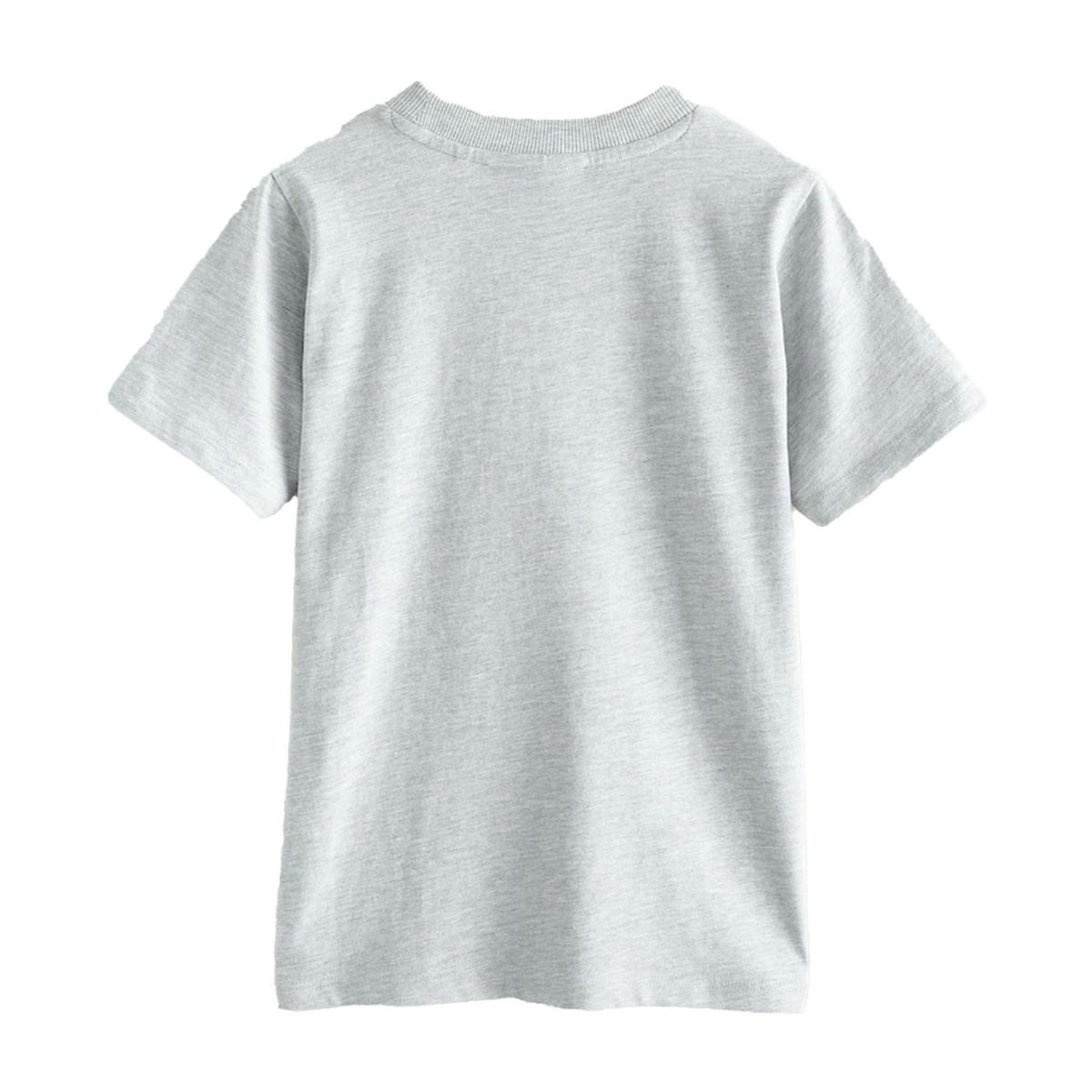 Clarks Boys Embroidered Logo Relaxed Fit T-Shirt (Pack of 3) — Grey
