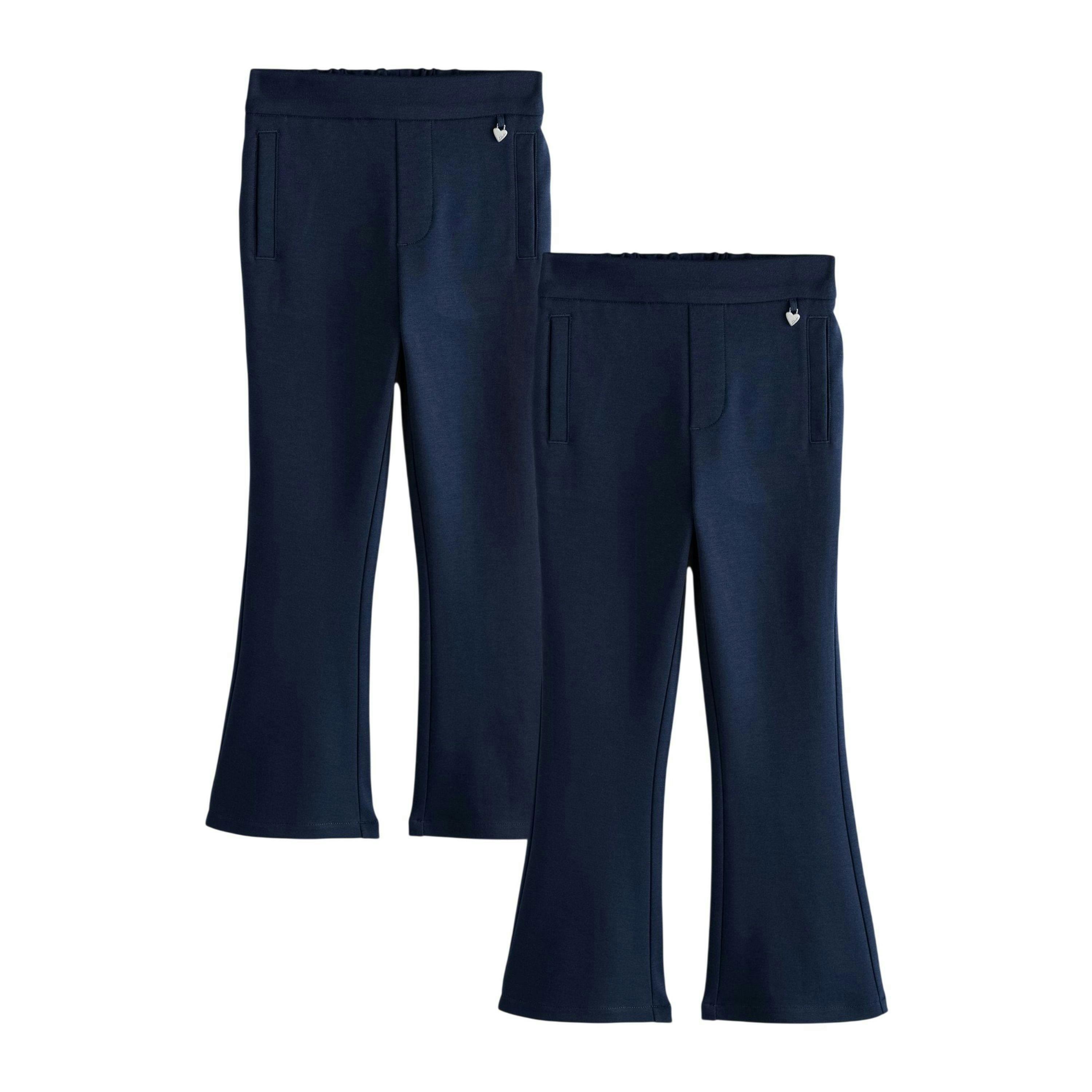 Clarks Girls Flared Trousers (Pack of 2) , view 1 of 4