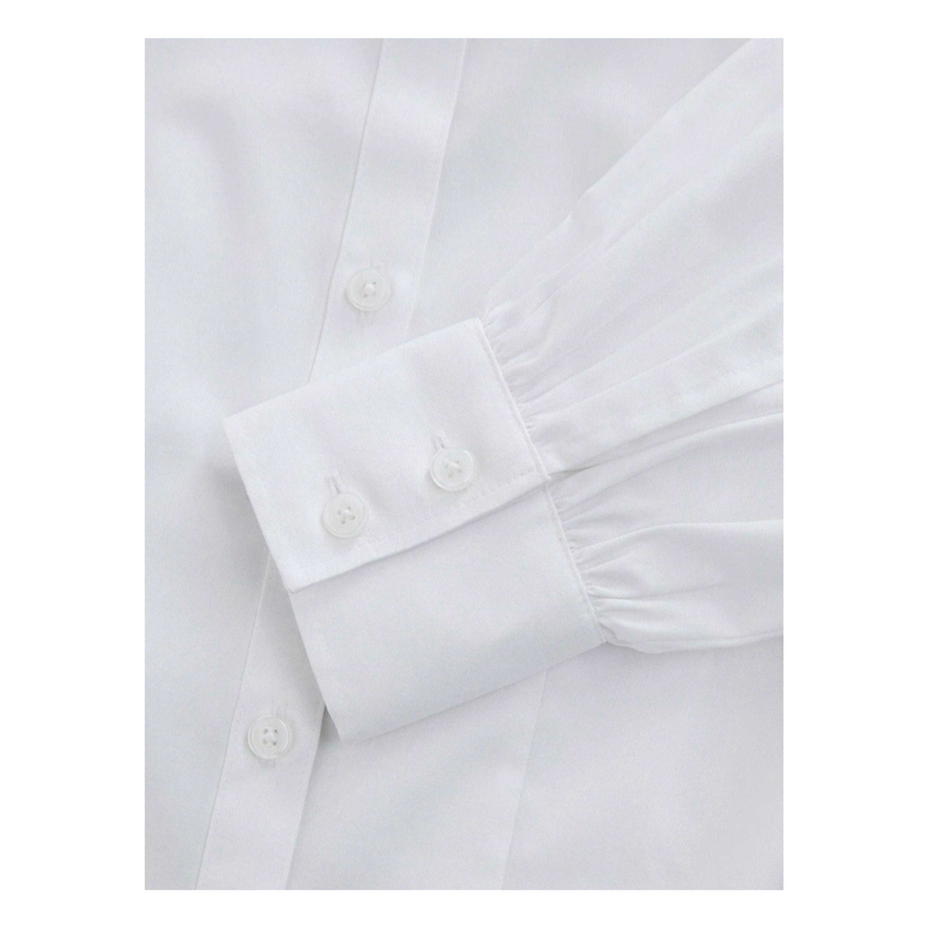 Clarks Girls Frill Shoulder Long-Sleeved Shirt (Pack of 2) — White