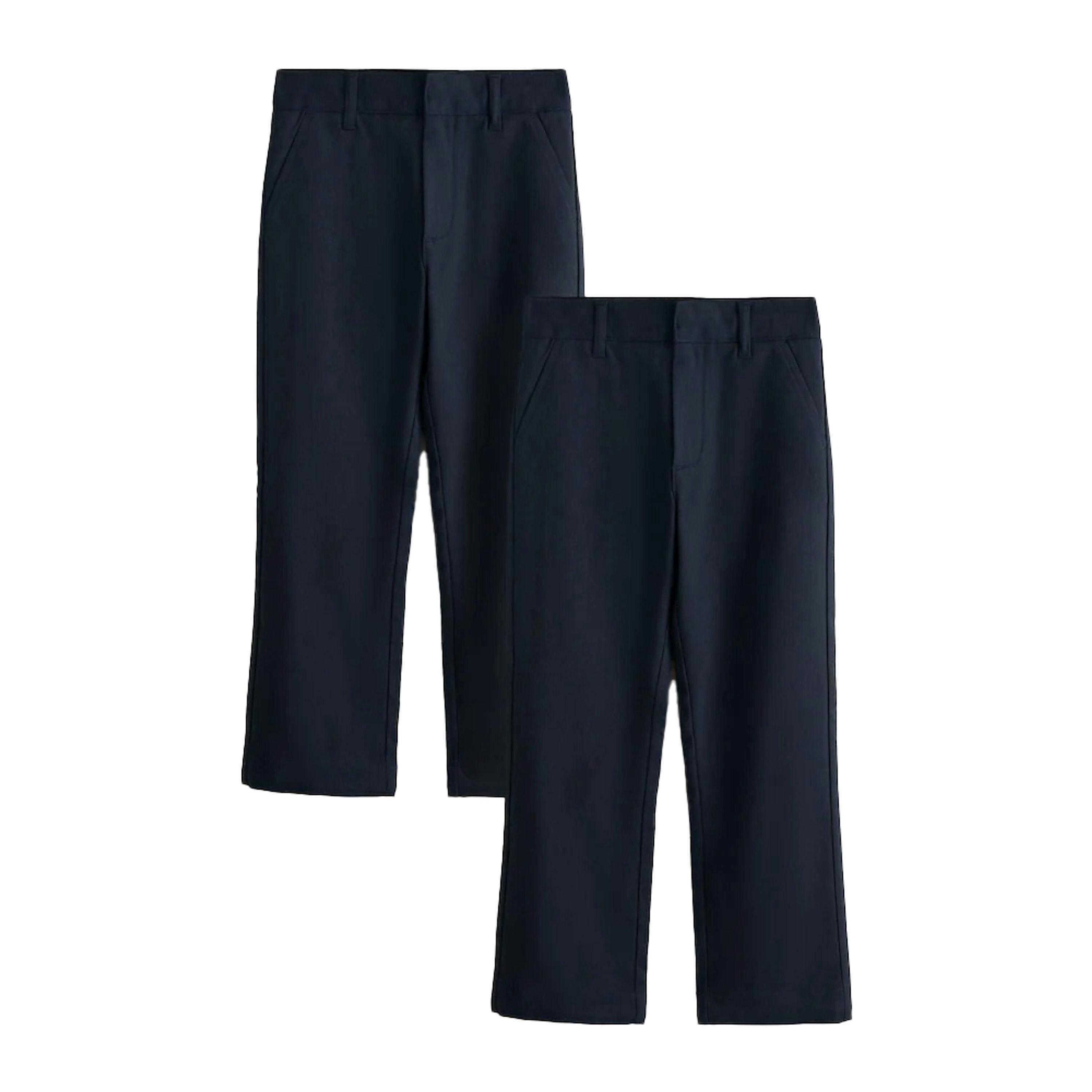 Clarks Boys Slim School Trousers (Pack of 2) , view 1 of 3