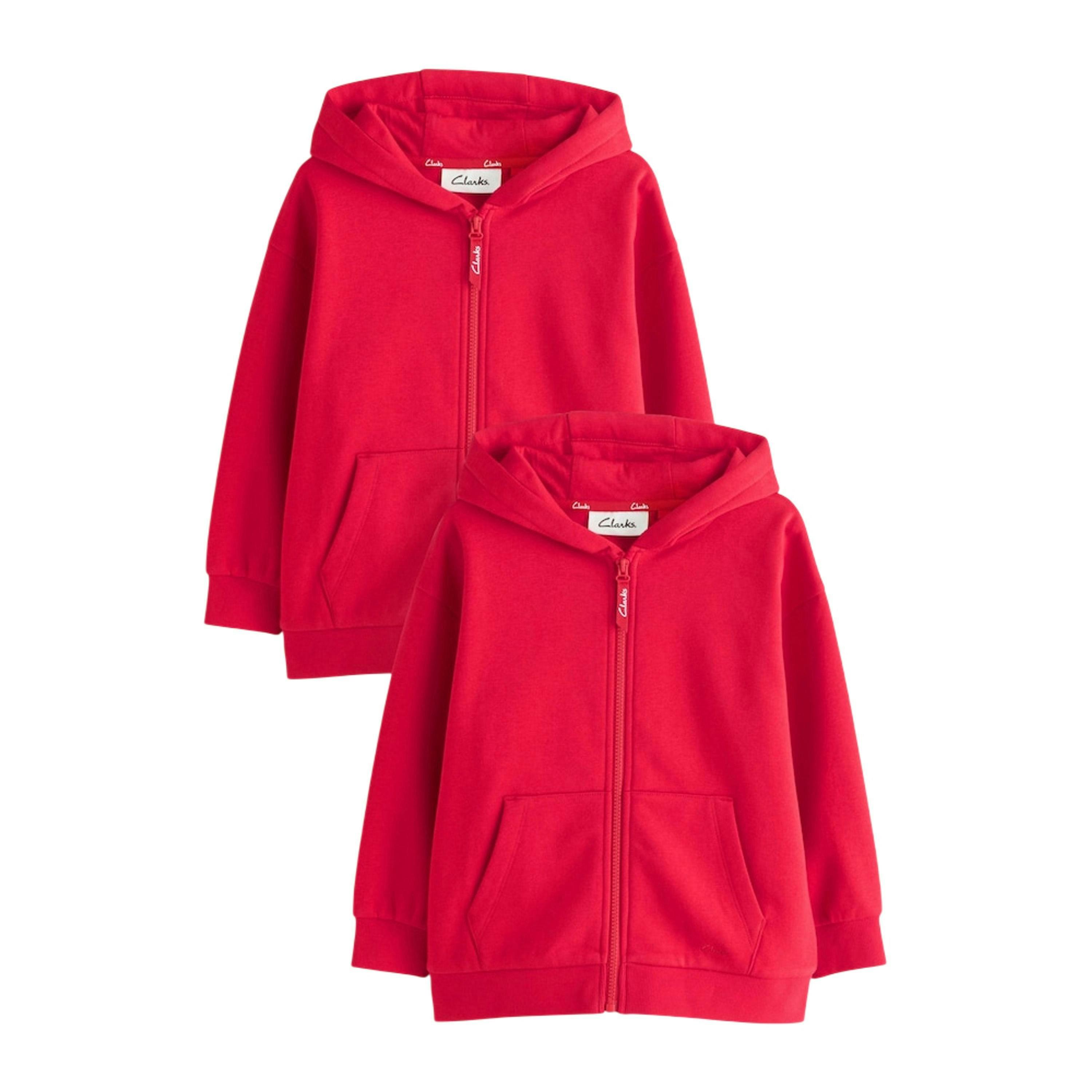 Clarks Boys Embroidered Logo Full Zip Hoodie , view 1 of 4
